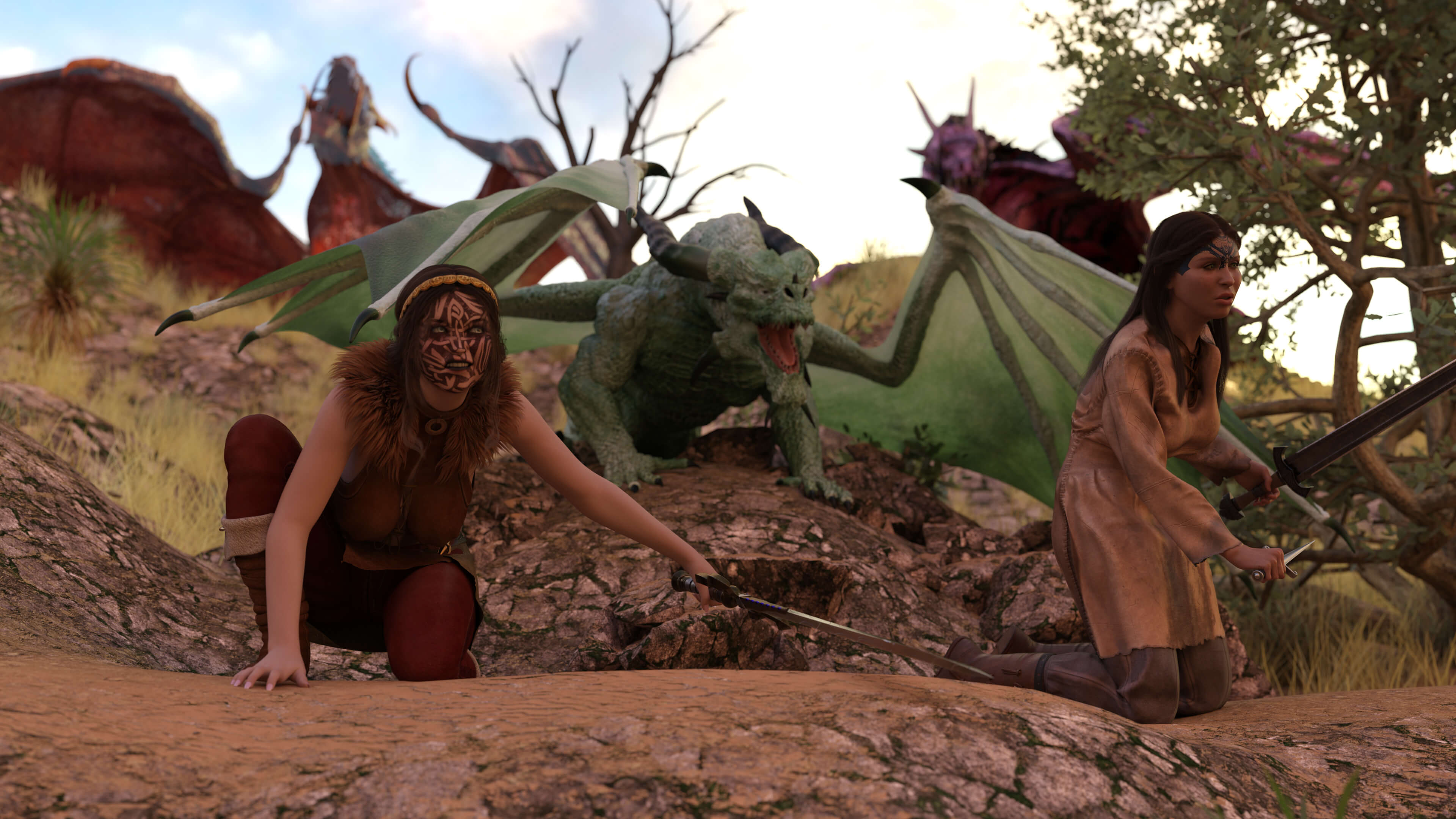 The final Battle 3D Render, Digital Art by AlfRaMusic