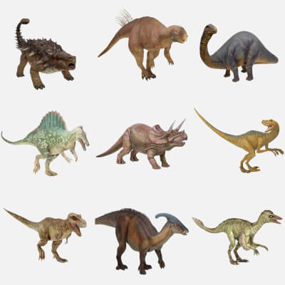 Ultimate Dinosaur Collection 10 Realistic Creatures