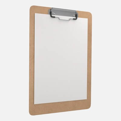 Clipboard - 3D Model by alpha3dmodels