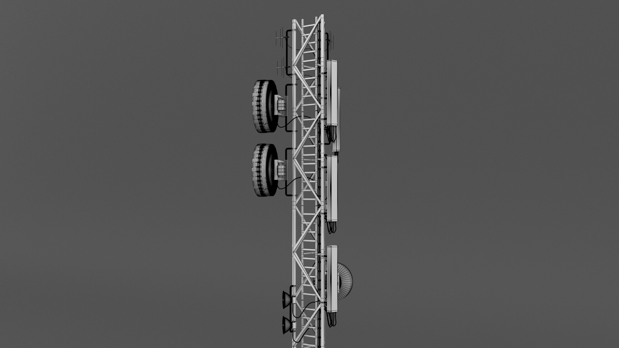 Antenna Tower V2 - 3D Model by ALPHA3DST