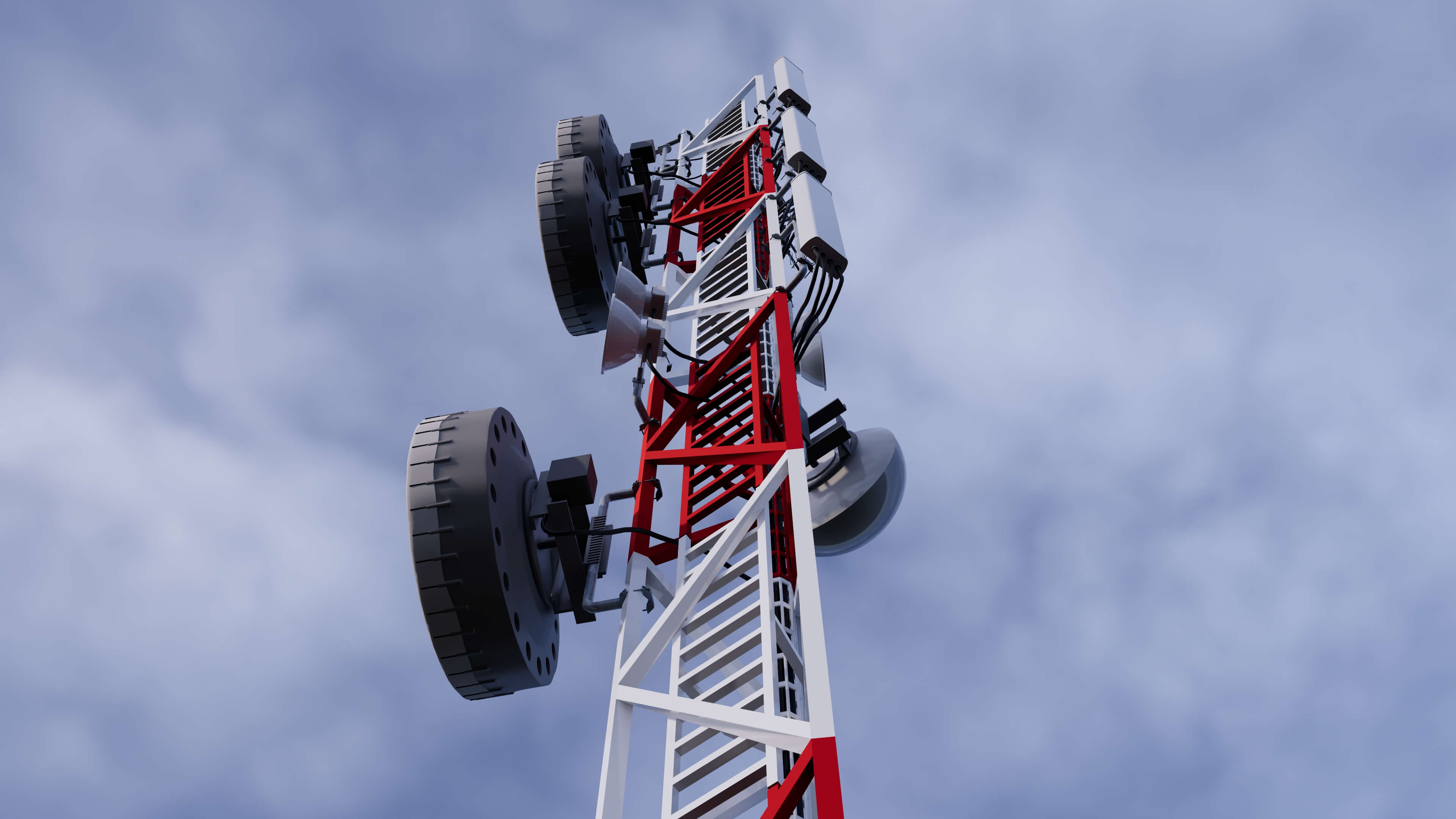 Antenna Tower - 3D Model by ALPHA3DST