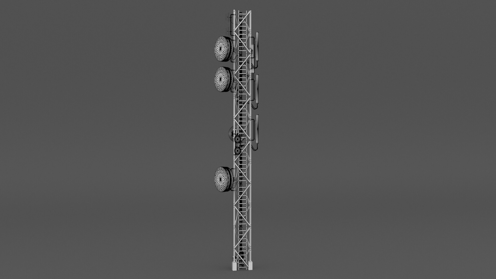 Antenna Tower - 3D Model by ALPHA3DST