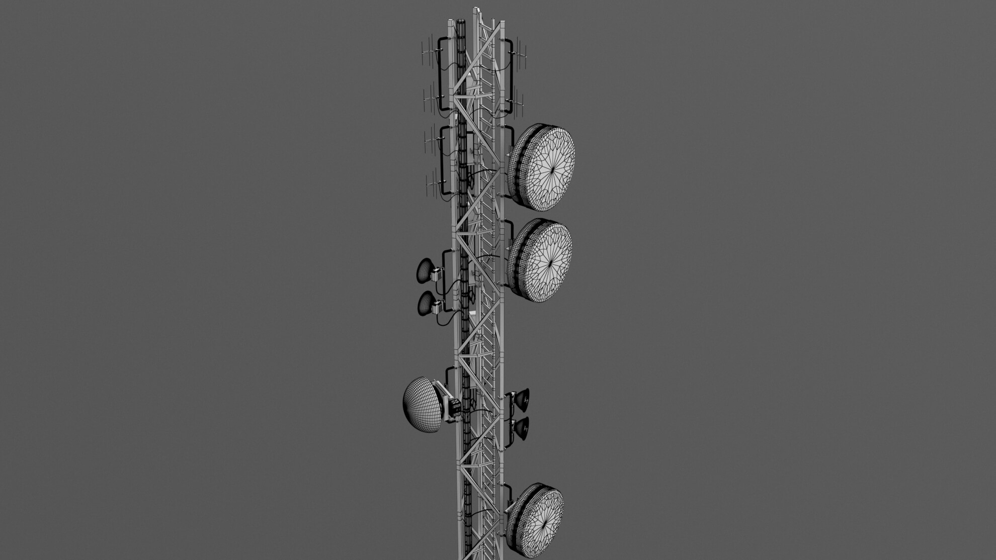Antenna Tower - 3D Model by ALPHA3DST