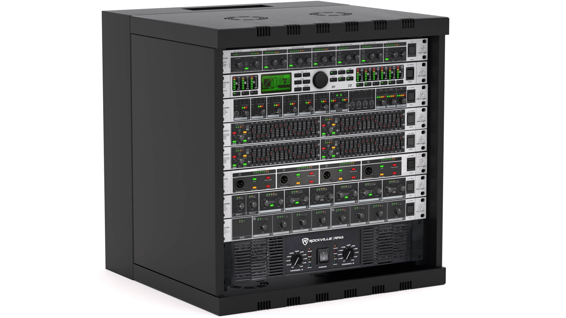 Audio Studio Rack - 3D Model by ALPHA3DST