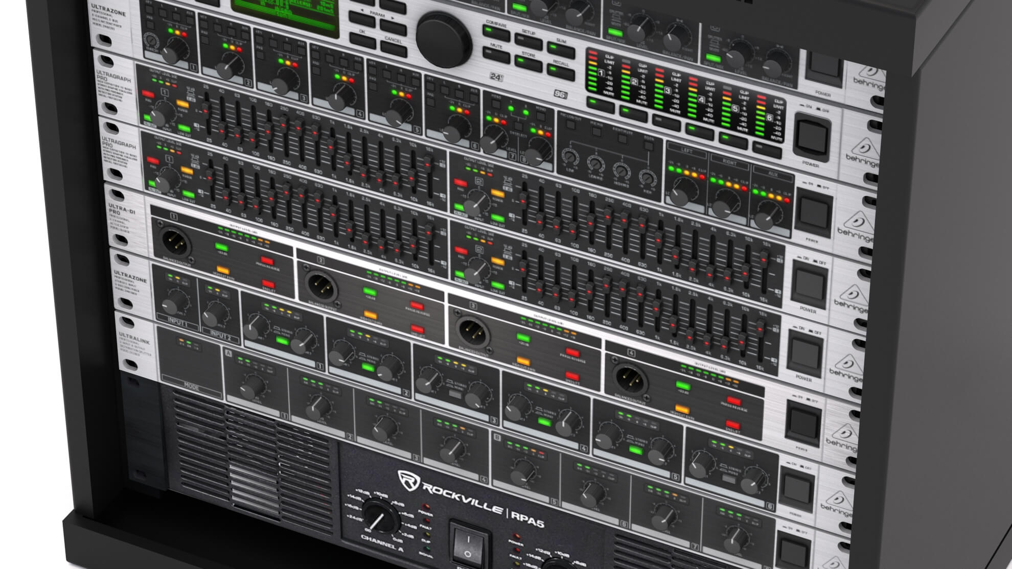 Audio Studio Rack - 3D Model by ALPHA3DST