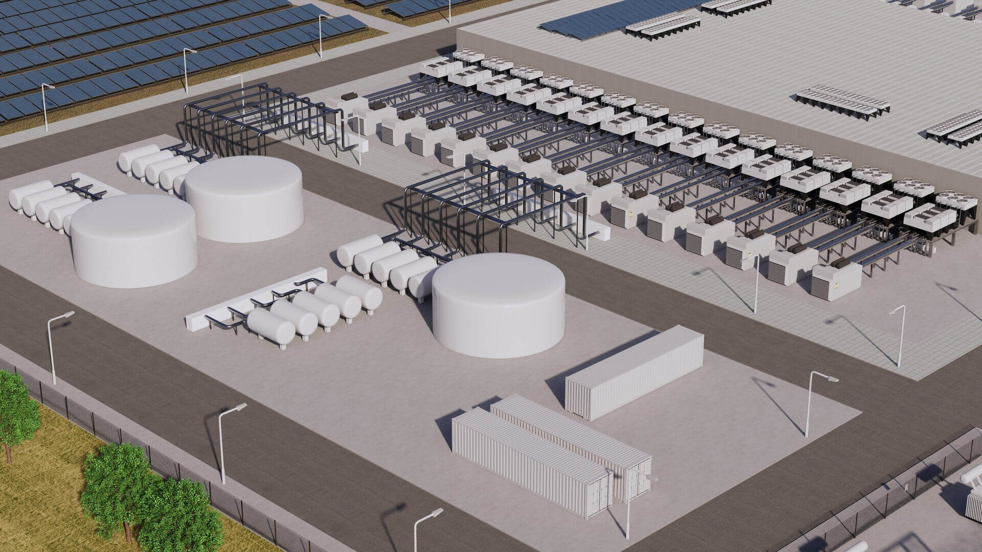 Aws Amazon Data Center Building With Interior - 3D Model by ALPHA3DST