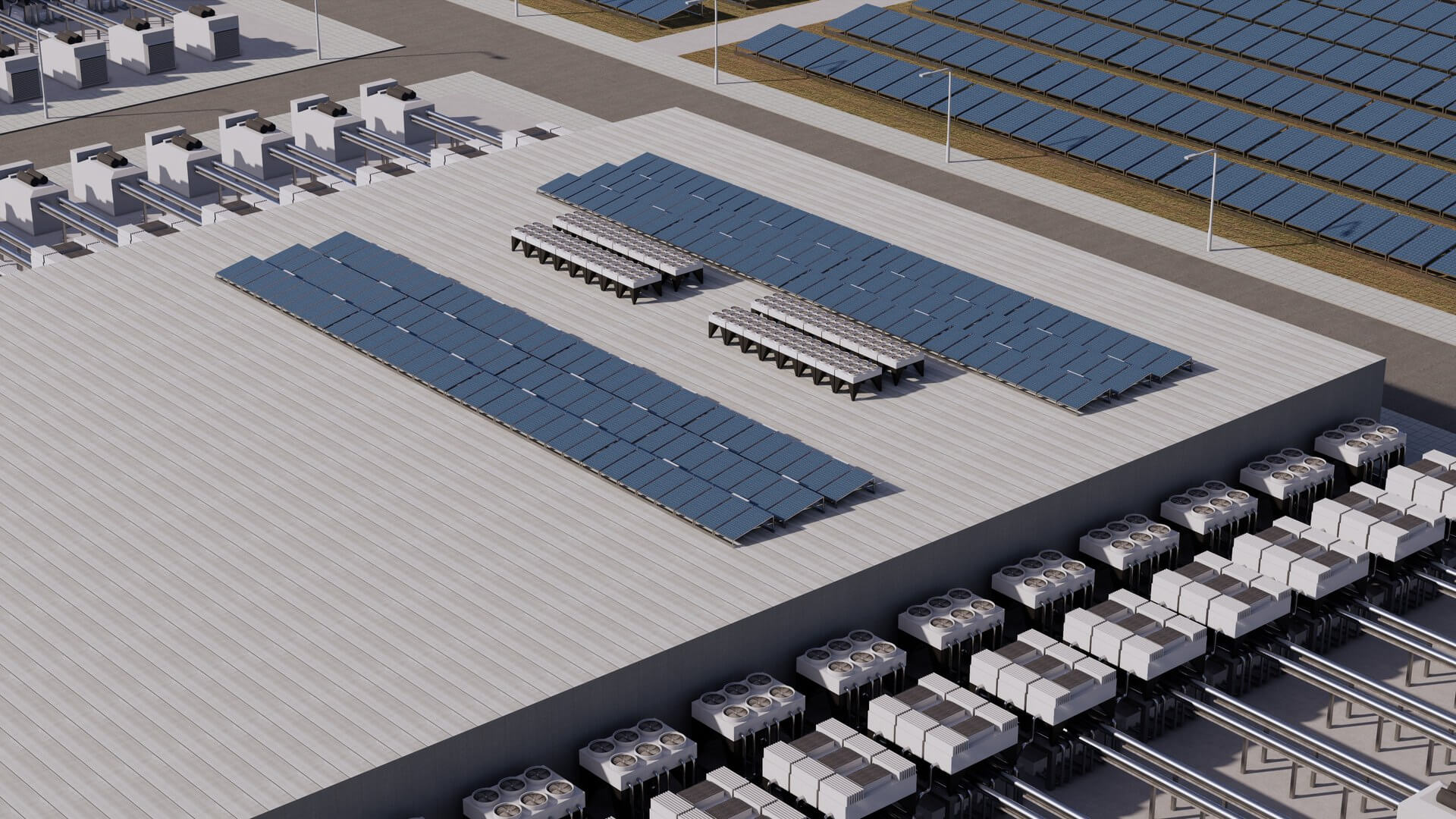 Aws Amazon Data Center Building With Interior - 3D Model by ALPHA3DST
