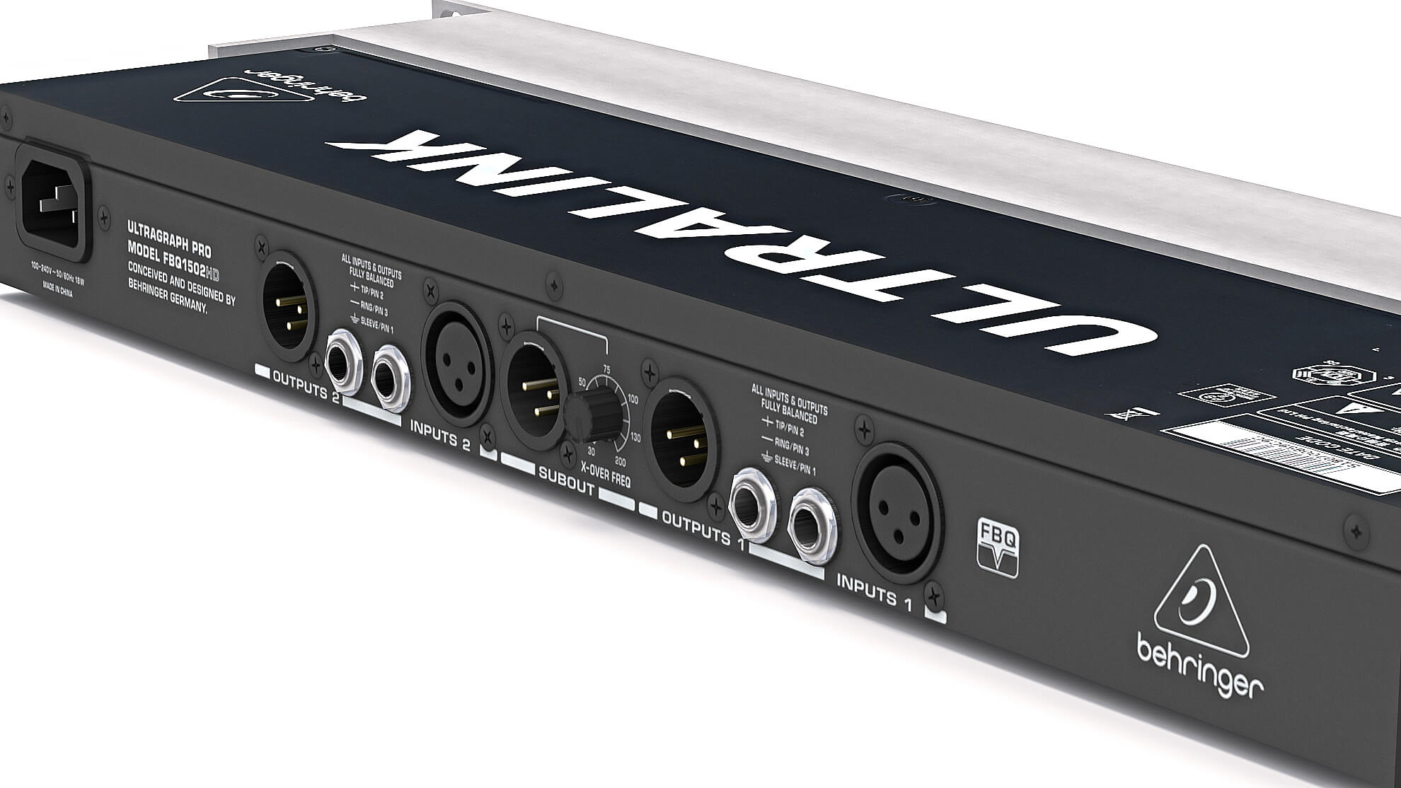 Behringer Fbq1502Hd Audio Equalizer 3D Model by ALPHA3DST