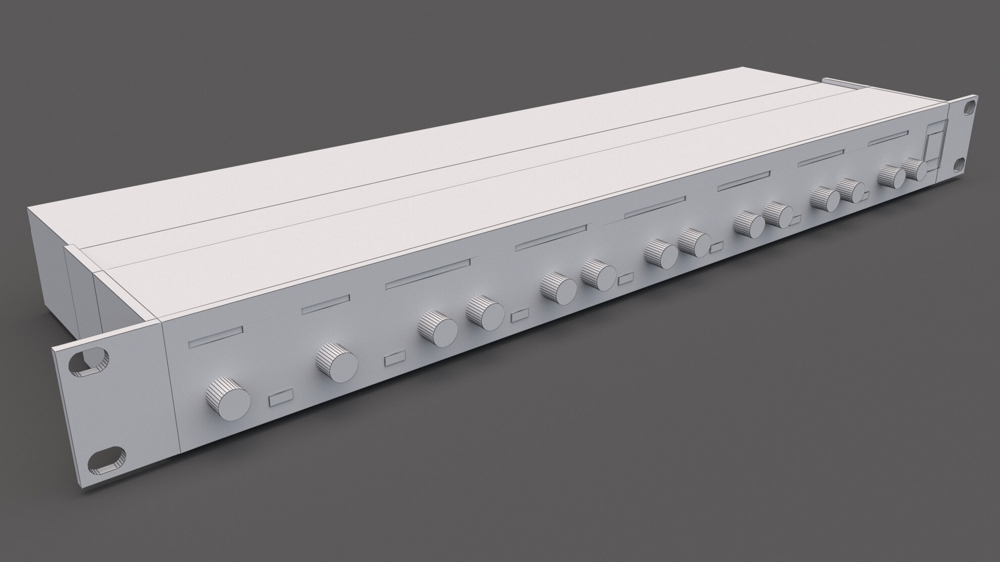 Behringer MX882 Audio Processor - 3D Model by ALPHA3DST