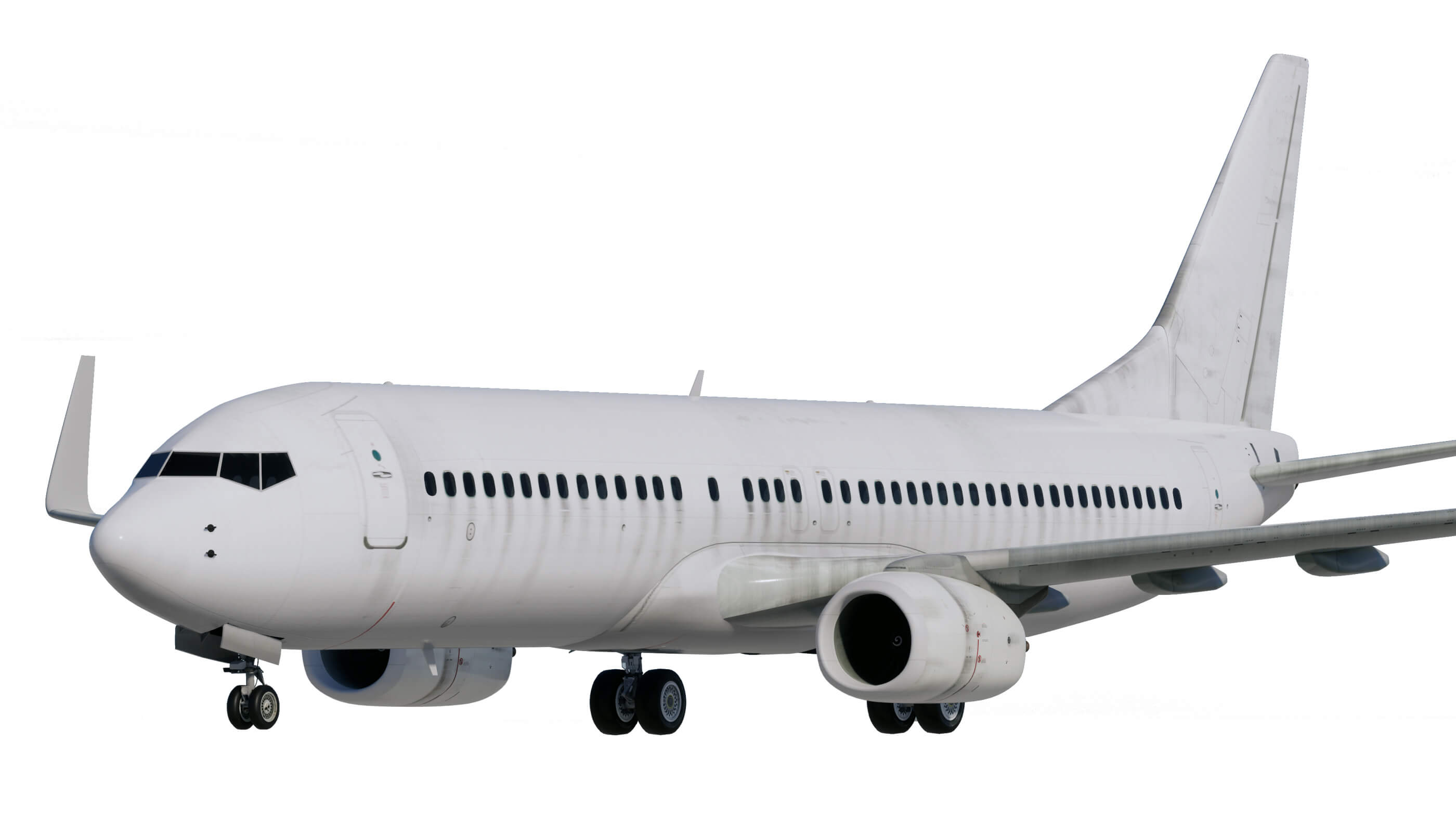 Boeing Airplane 737800 Template Dirty 3D Model by ALPHA3DST