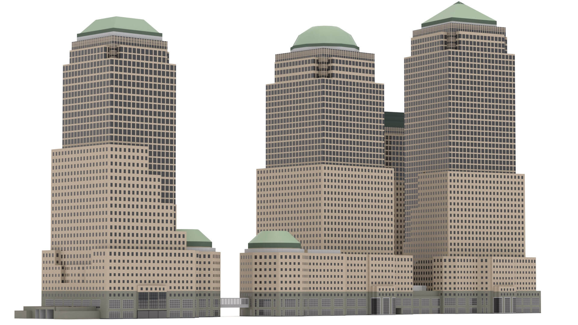 Brookfield Place 3D Model by ALPHA3DST