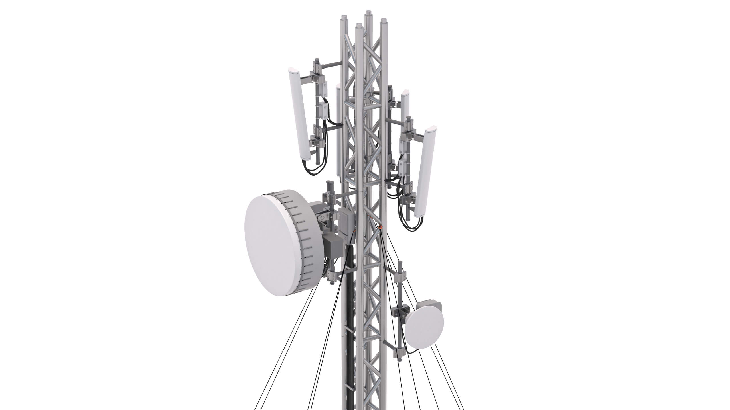 Cell Tower Station - 3D Model by ALPHA3DST