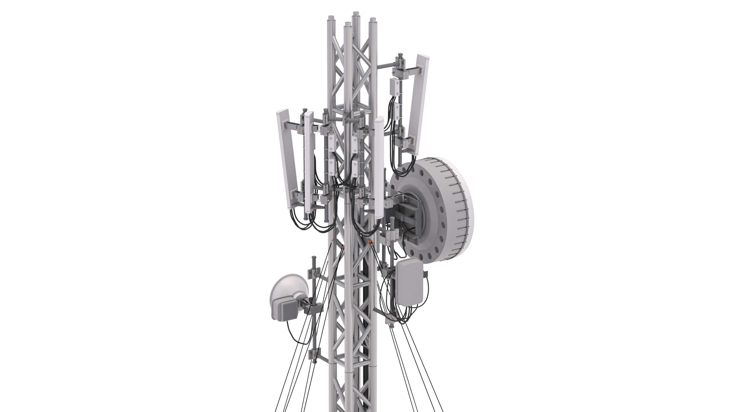 Cell Tower Station - 3D Model by ALPHA3DST
