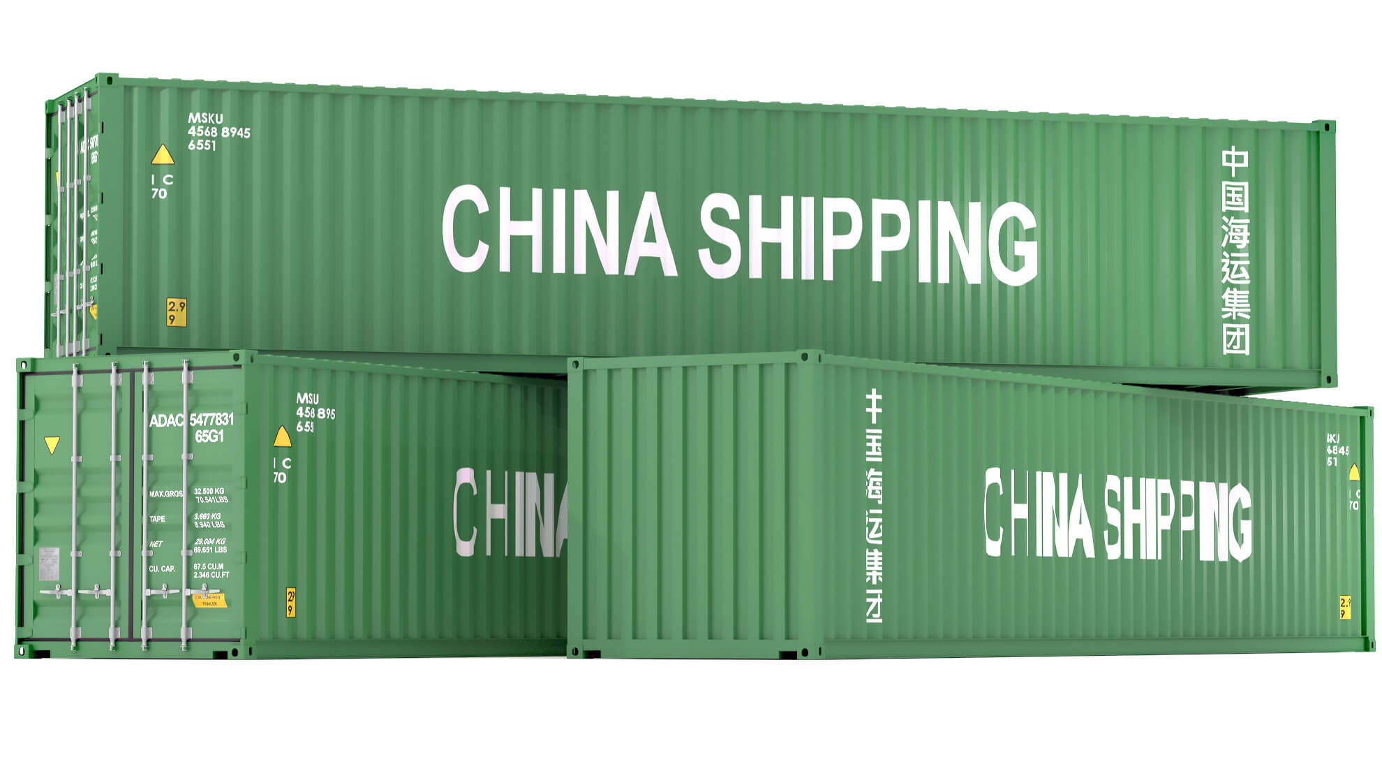China Shipping Container 3D Model by ALPHA3DST
