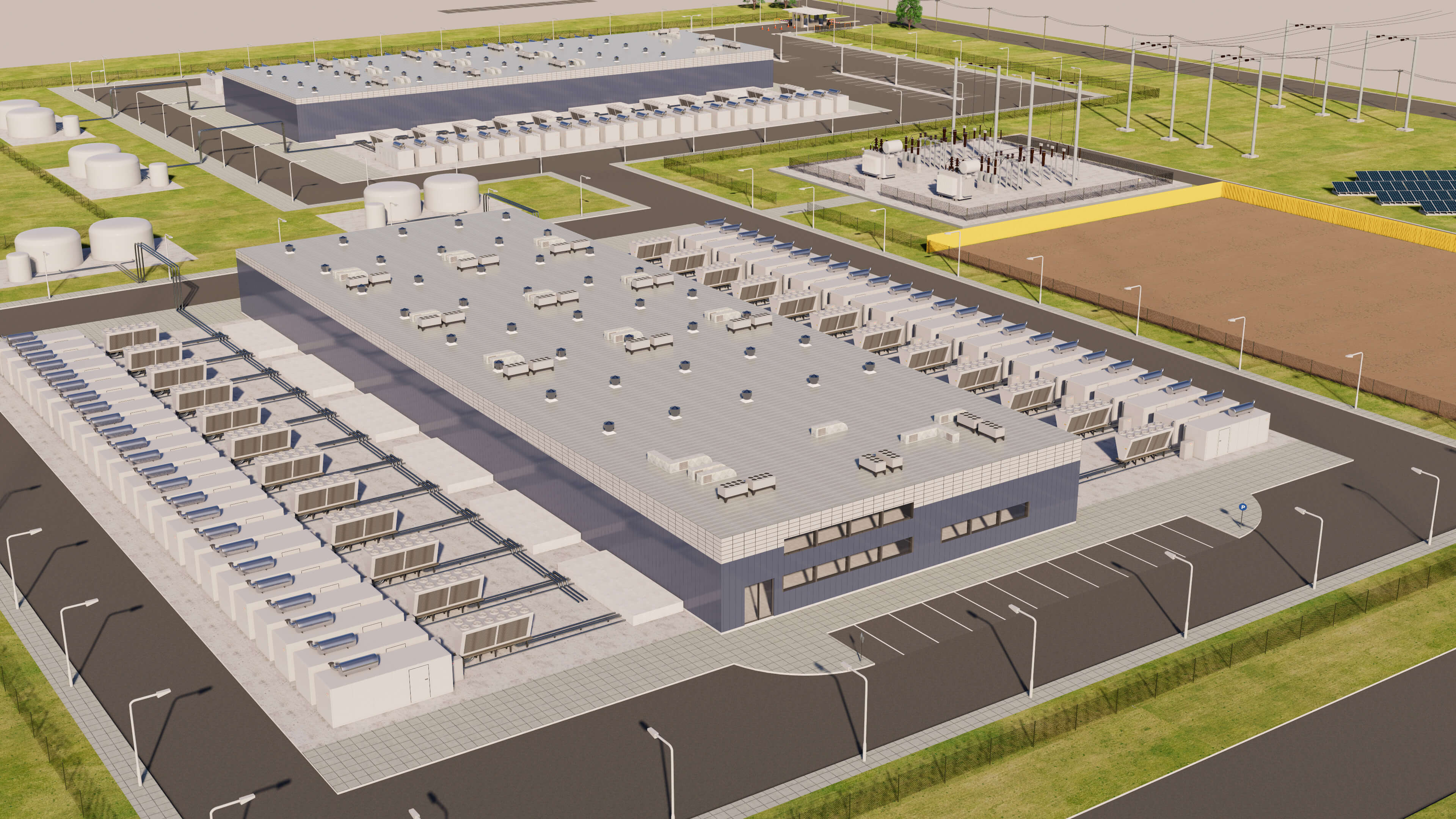 Data Center Area - 3D Model by ALPHA3DST