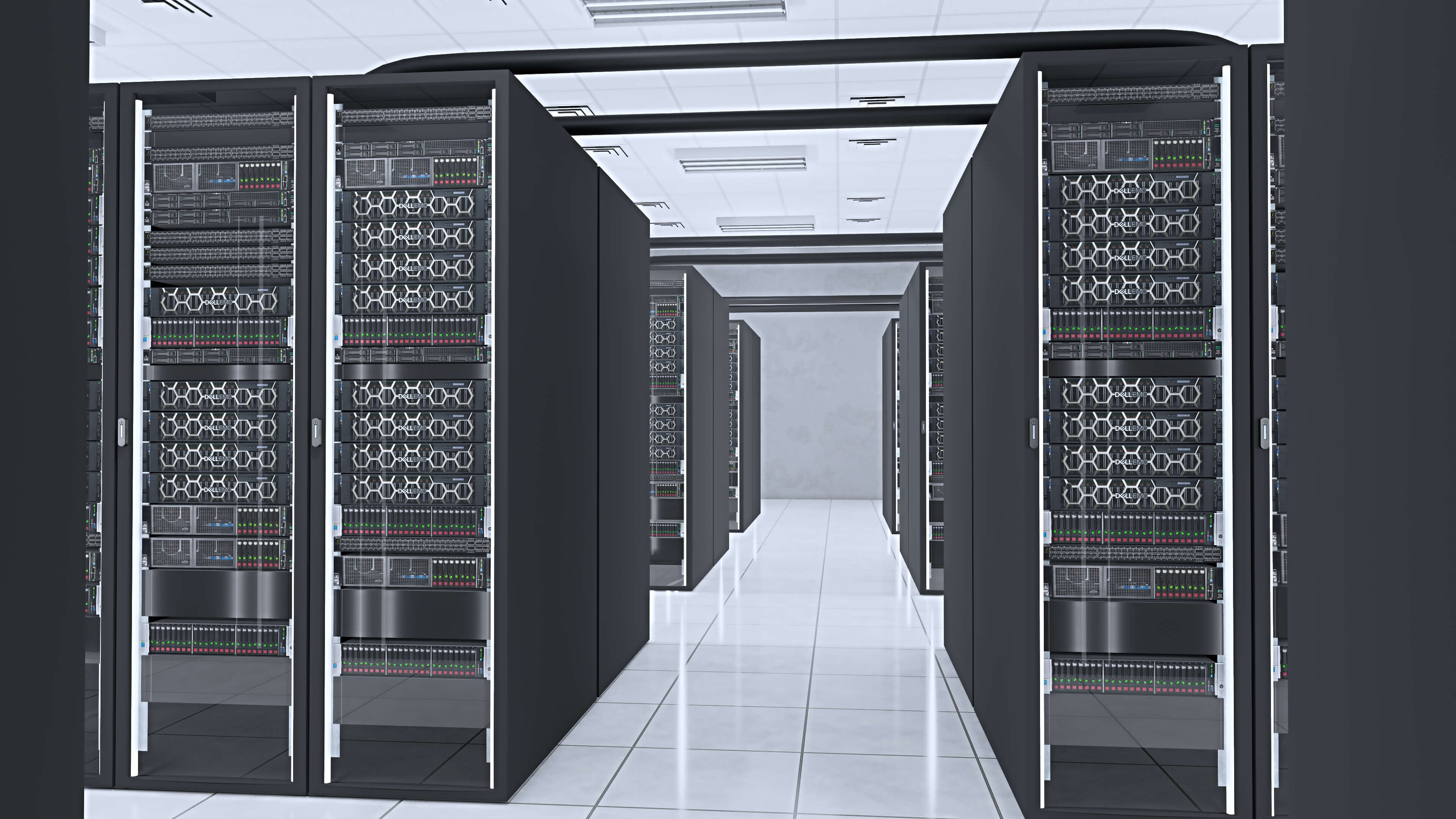 Data Center Server Room - 3D Model by ALPHA3DST