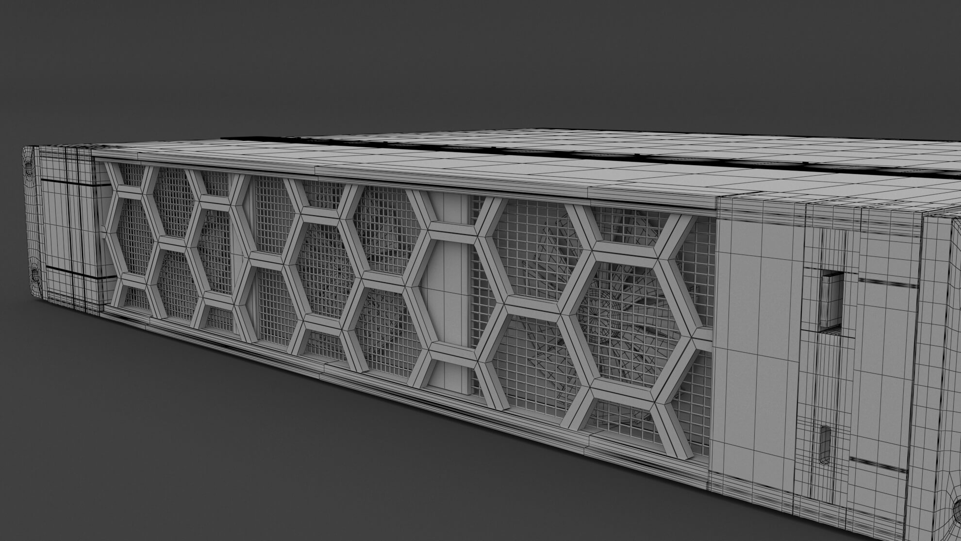 Data Server 4U 4 - 3D Model by ALPHA3DST
