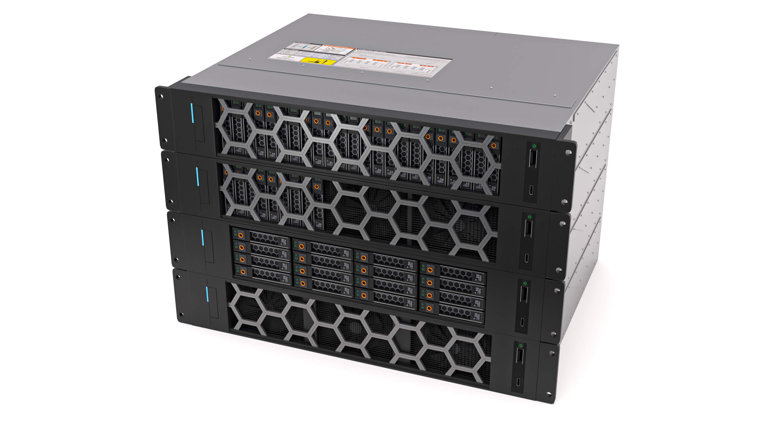 Data Storage Server Collection - 3D Model by ALPHA3DST