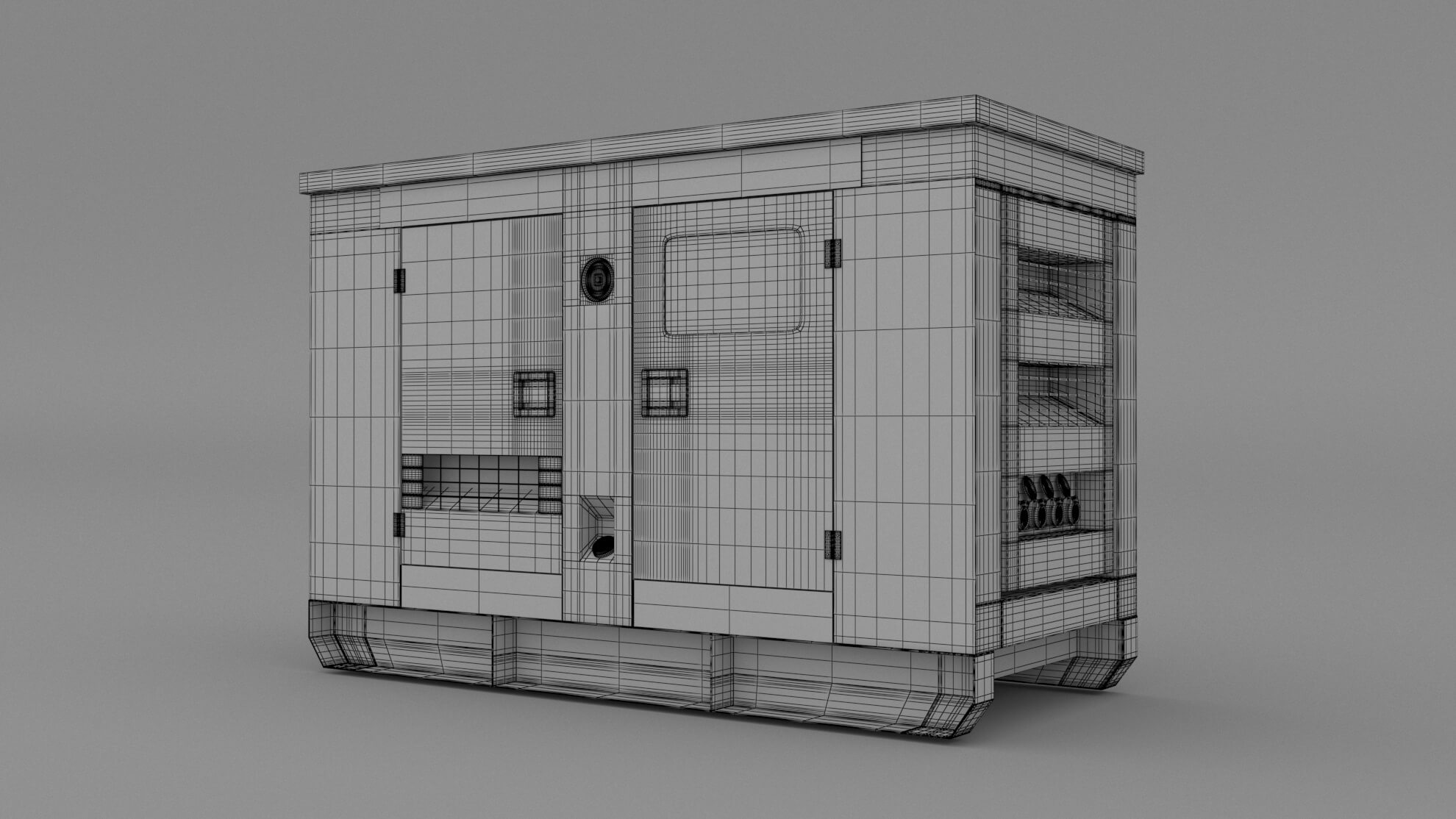 Diesel Generator - 3D Model by ALPHA3DST