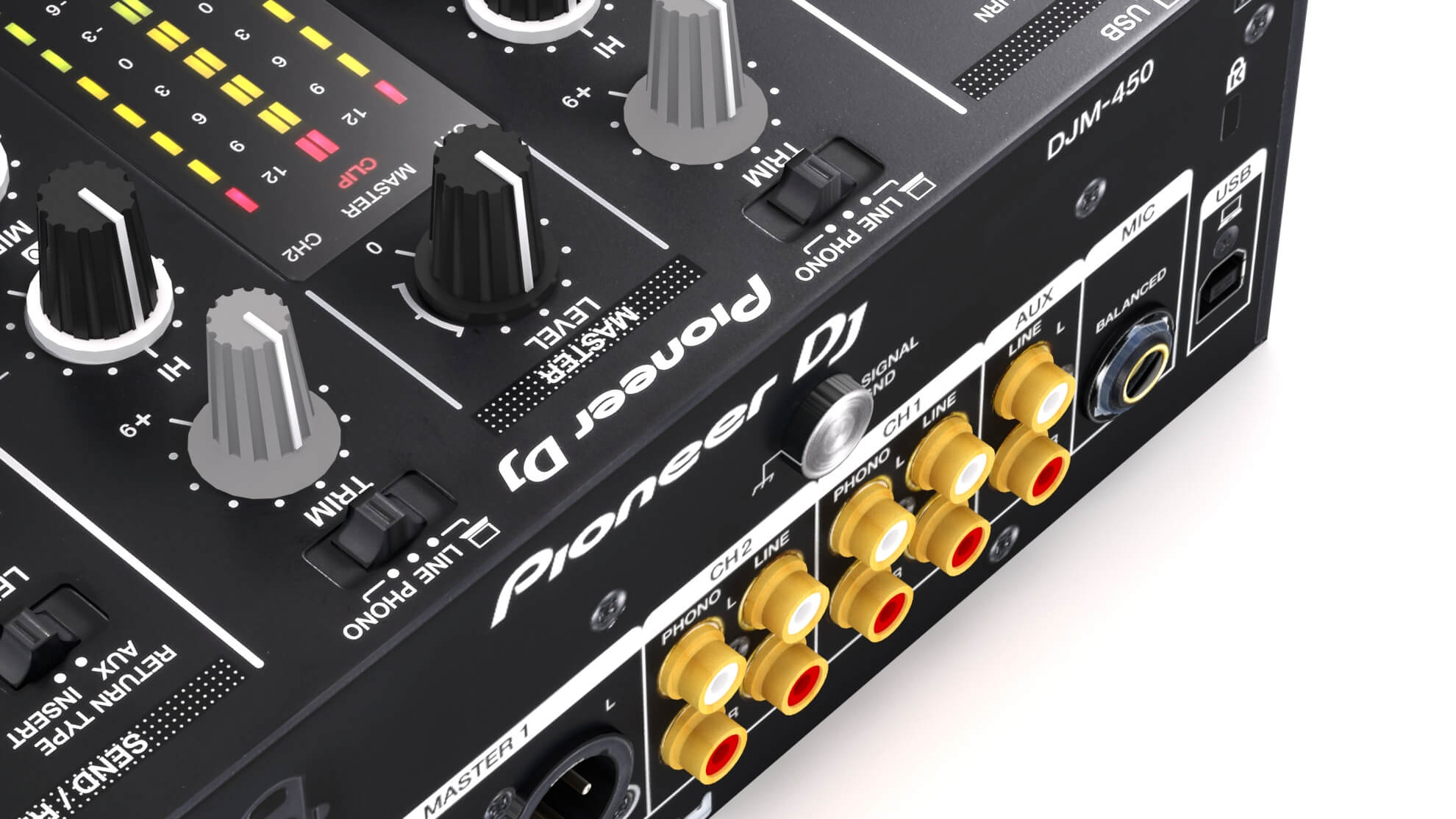 DJ Mixer Pioneer DJM-450 3D Model by ALPHA3DST