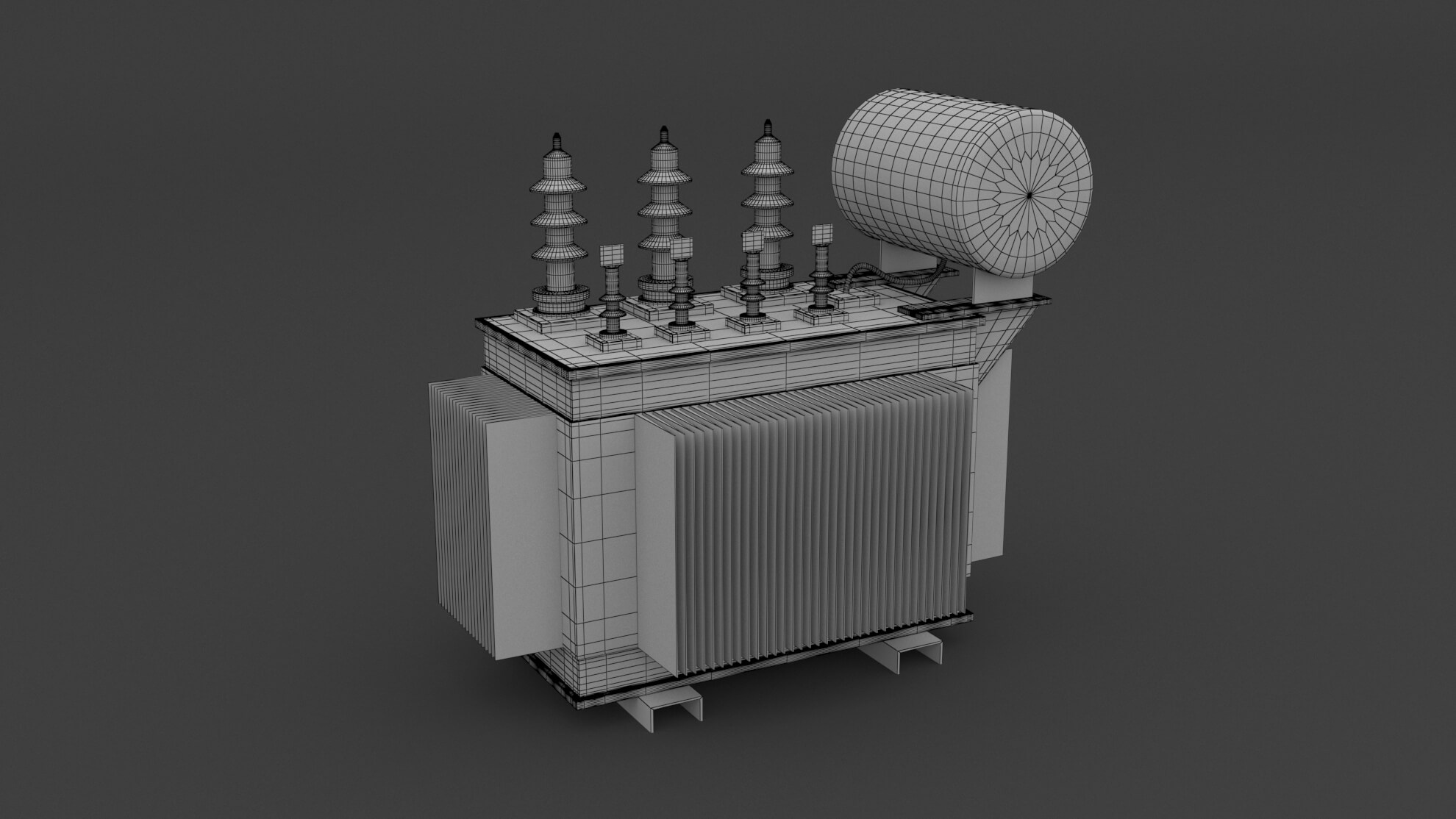 Electric Transformer - 3D Model by ALPHA3DST