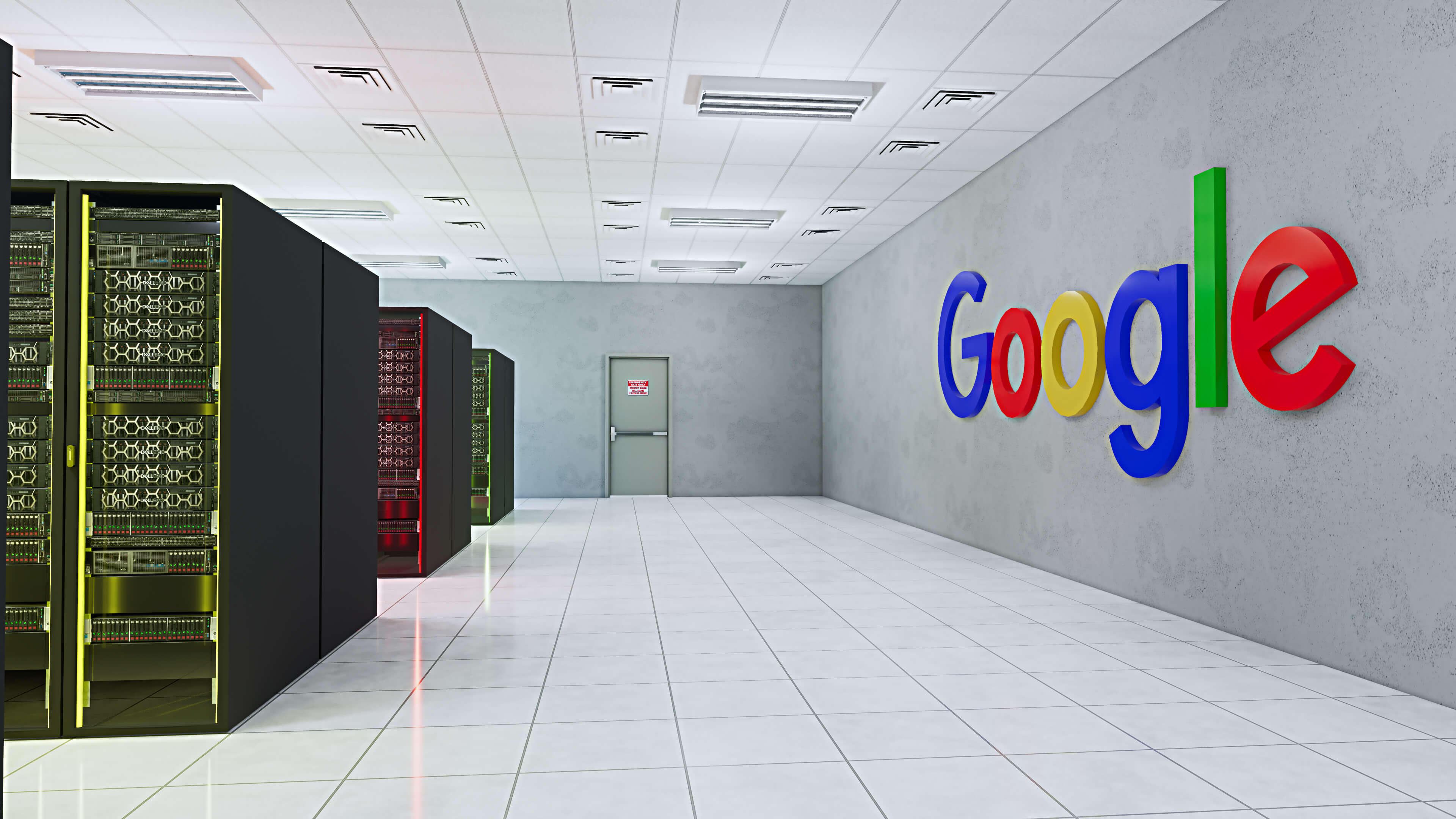Google Data Center - 3D Model by ALPHA3DST