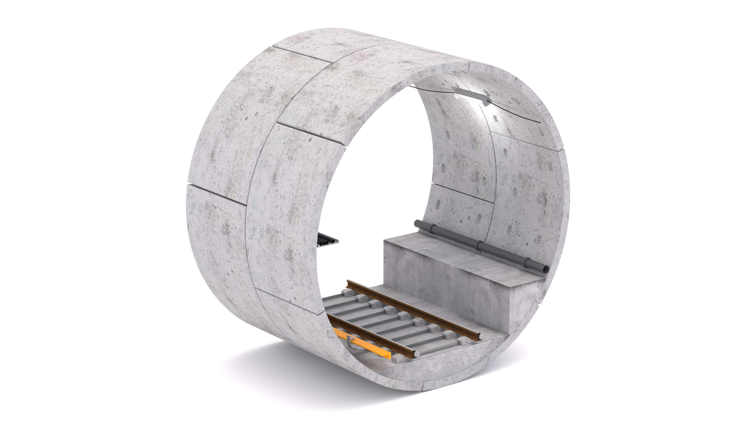 Hitachi Rail Driverless Metro Thessaloniki With Tunnel - 3D Model by ...