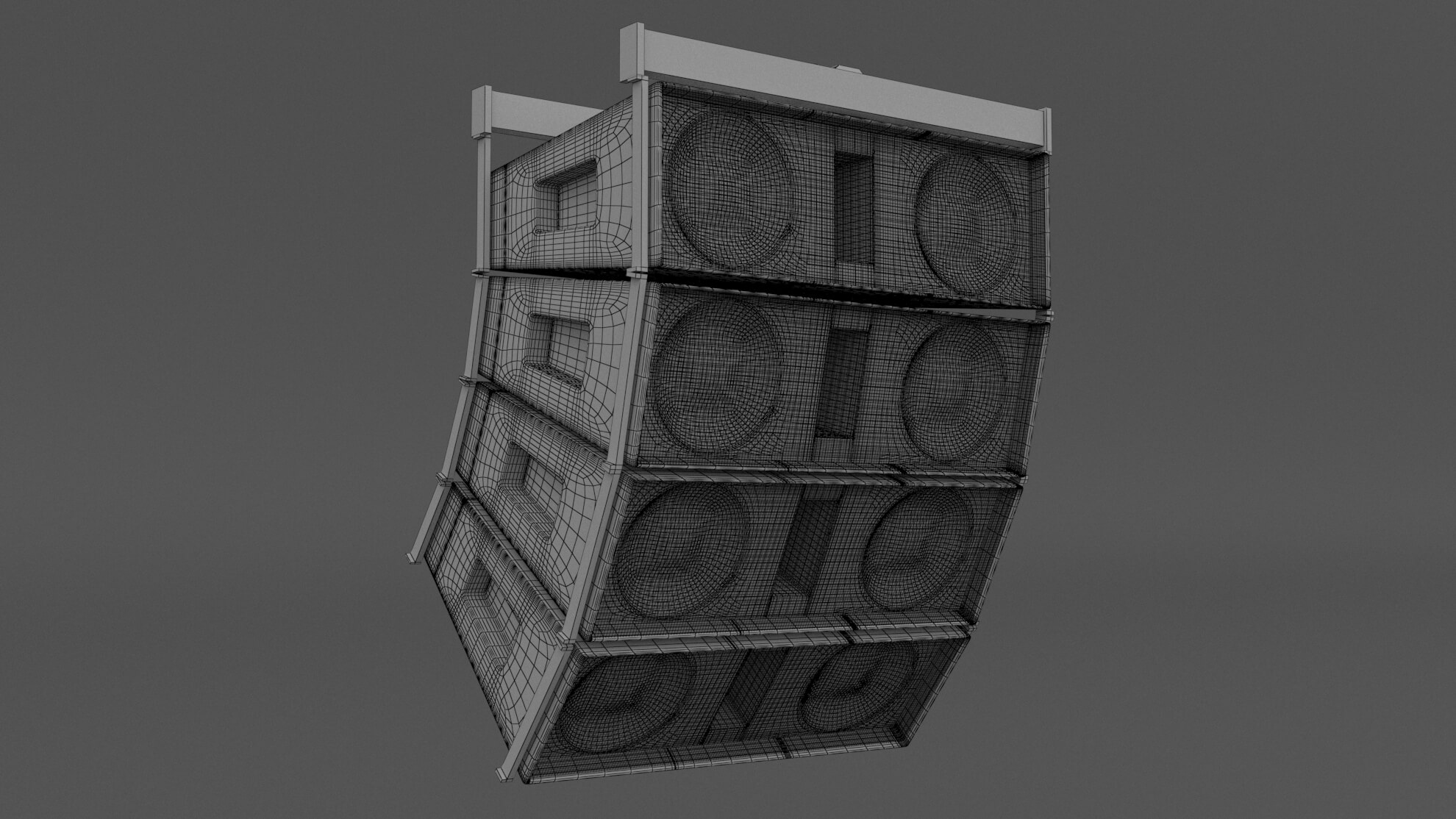 Line Array System - 3D Model by ALPHA3DST