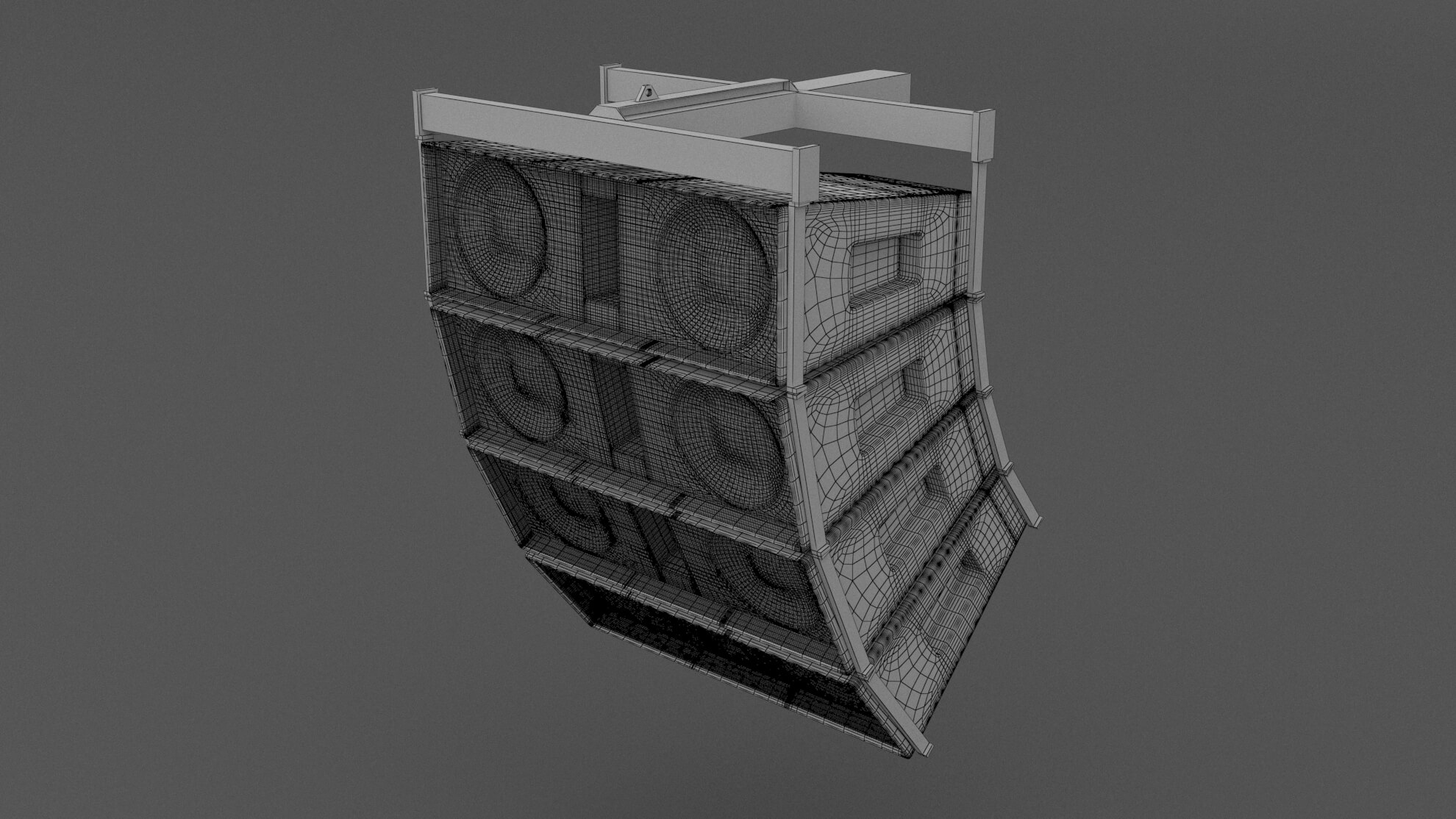 Line Array System - 3D Model by ALPHA3DST