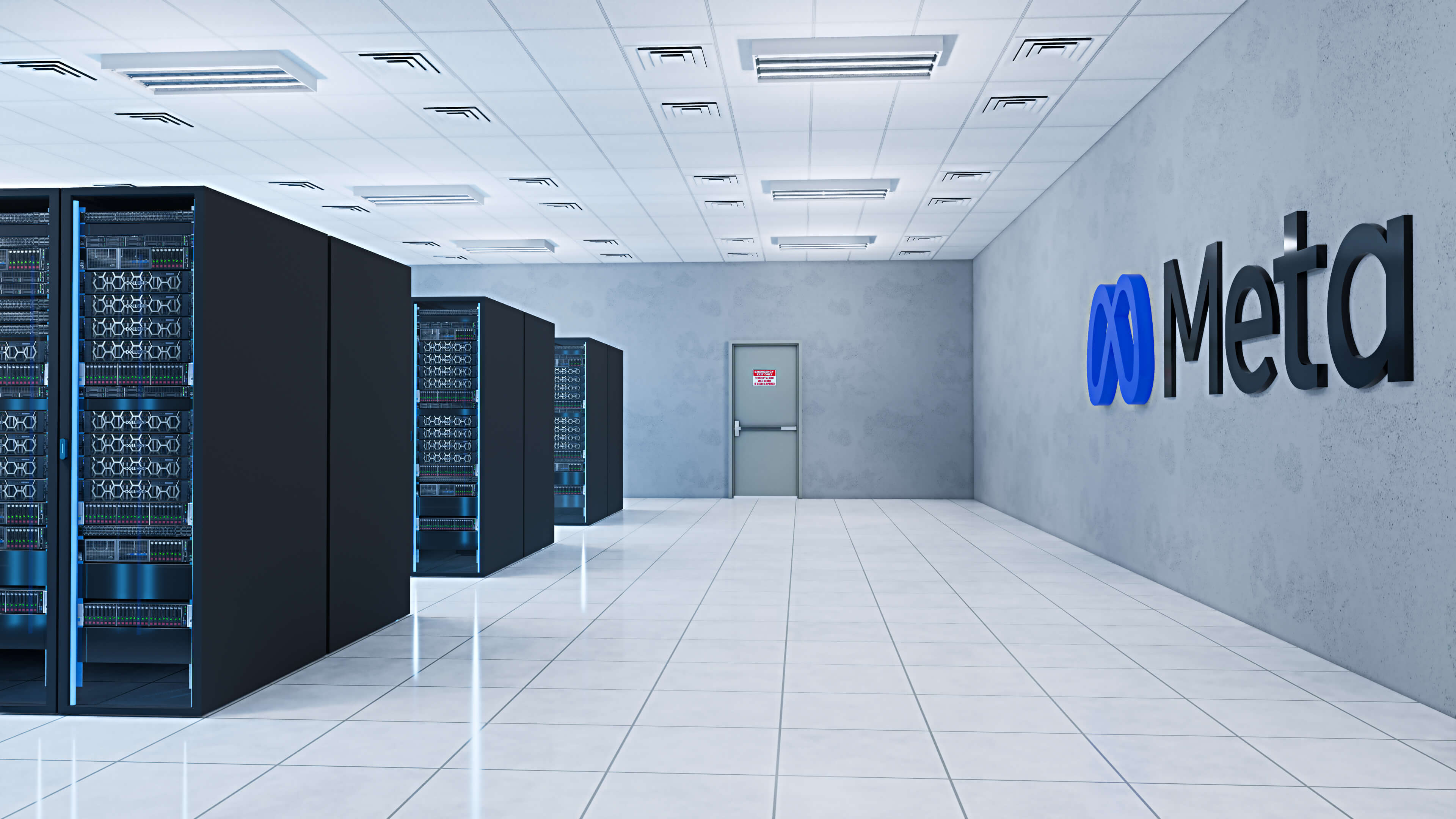 Meta Facebook Data Center - 3D Model by ALPHA3DST