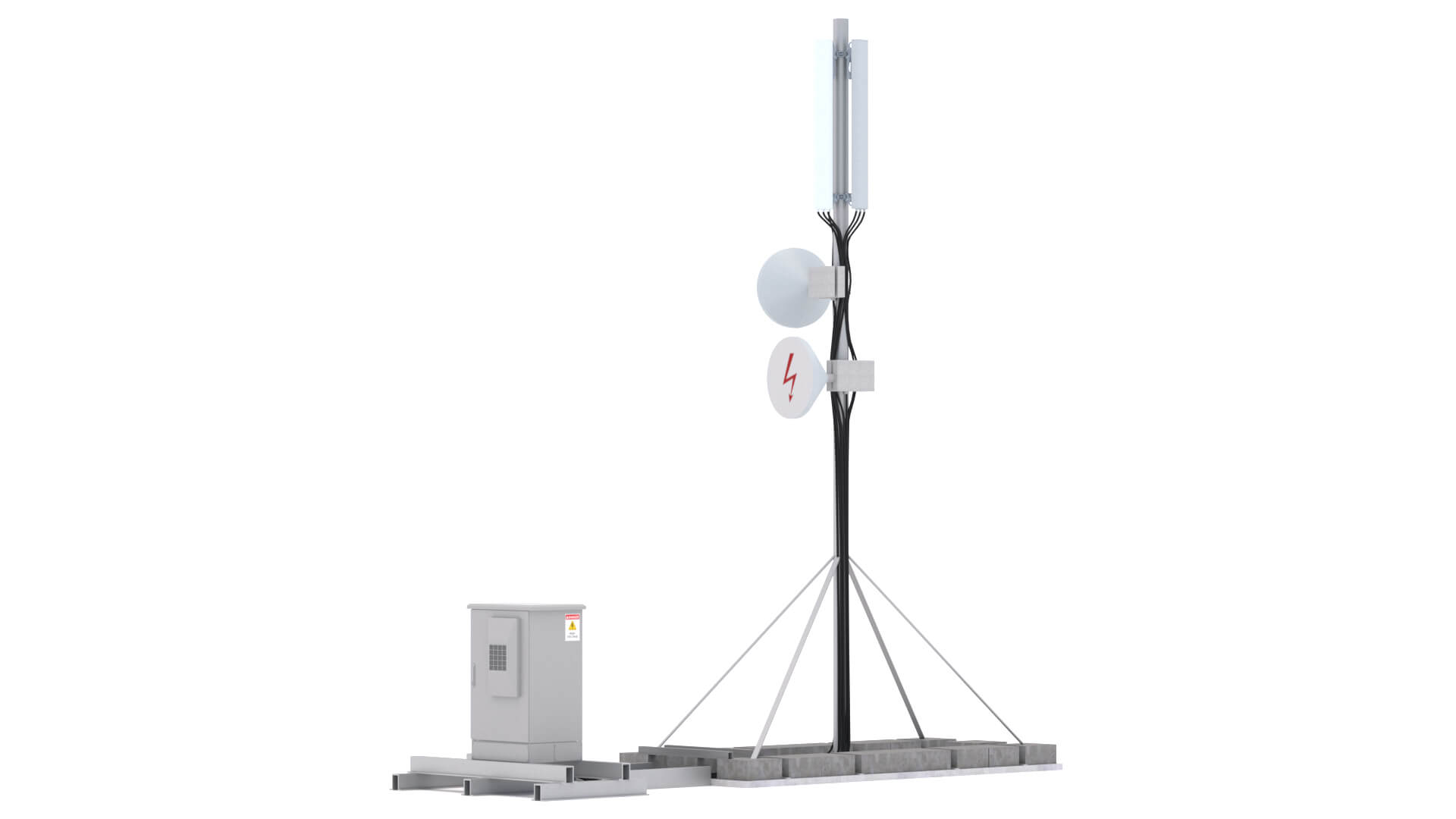 Network Antenna Tower - 3D Model by ALPHA3DST