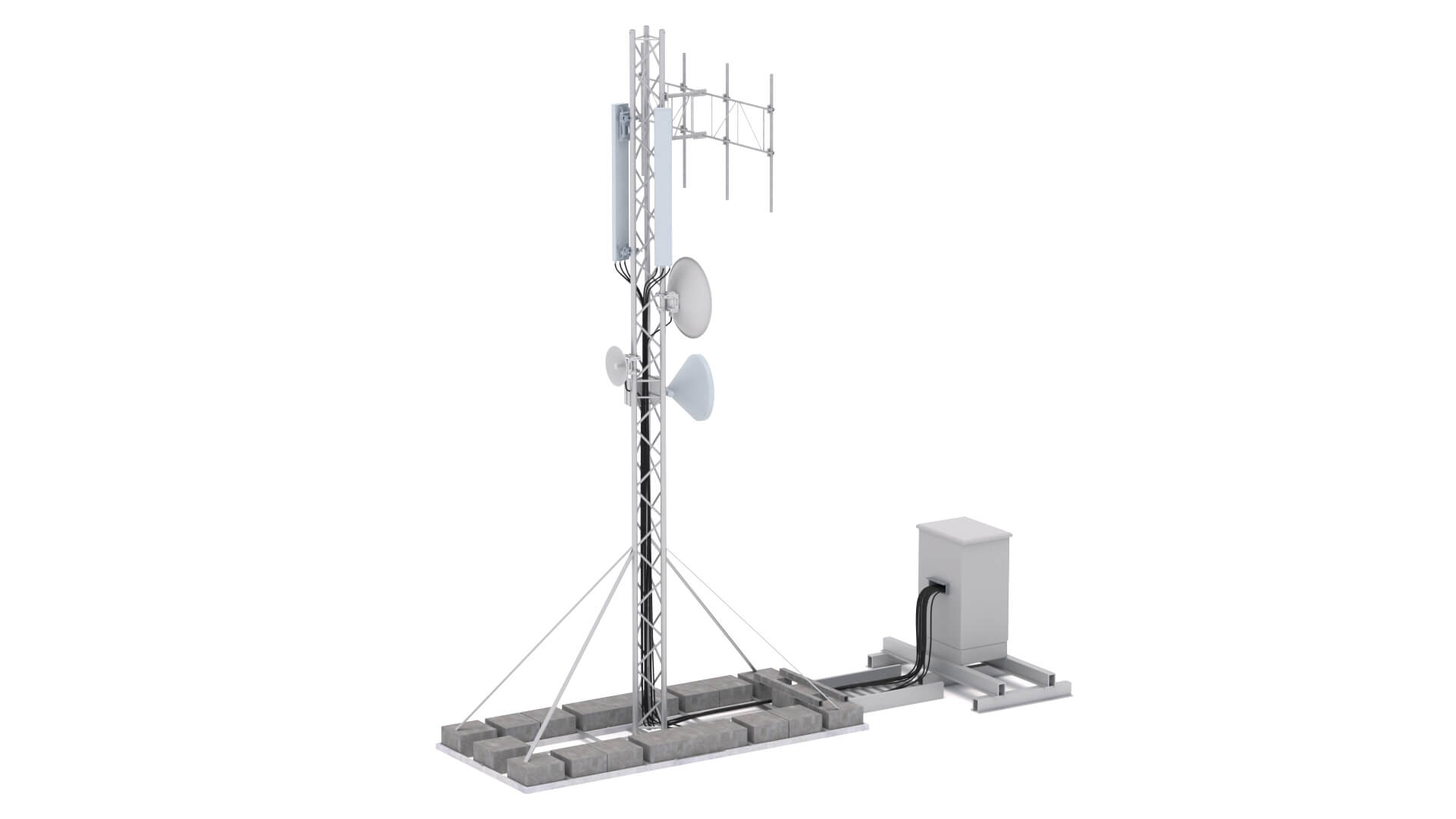 Network Antenna - 3D Model by ALPHA3DST