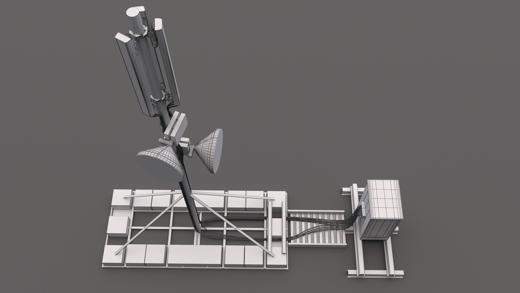 Network Antenna - 3D Model by ALPHA3DST