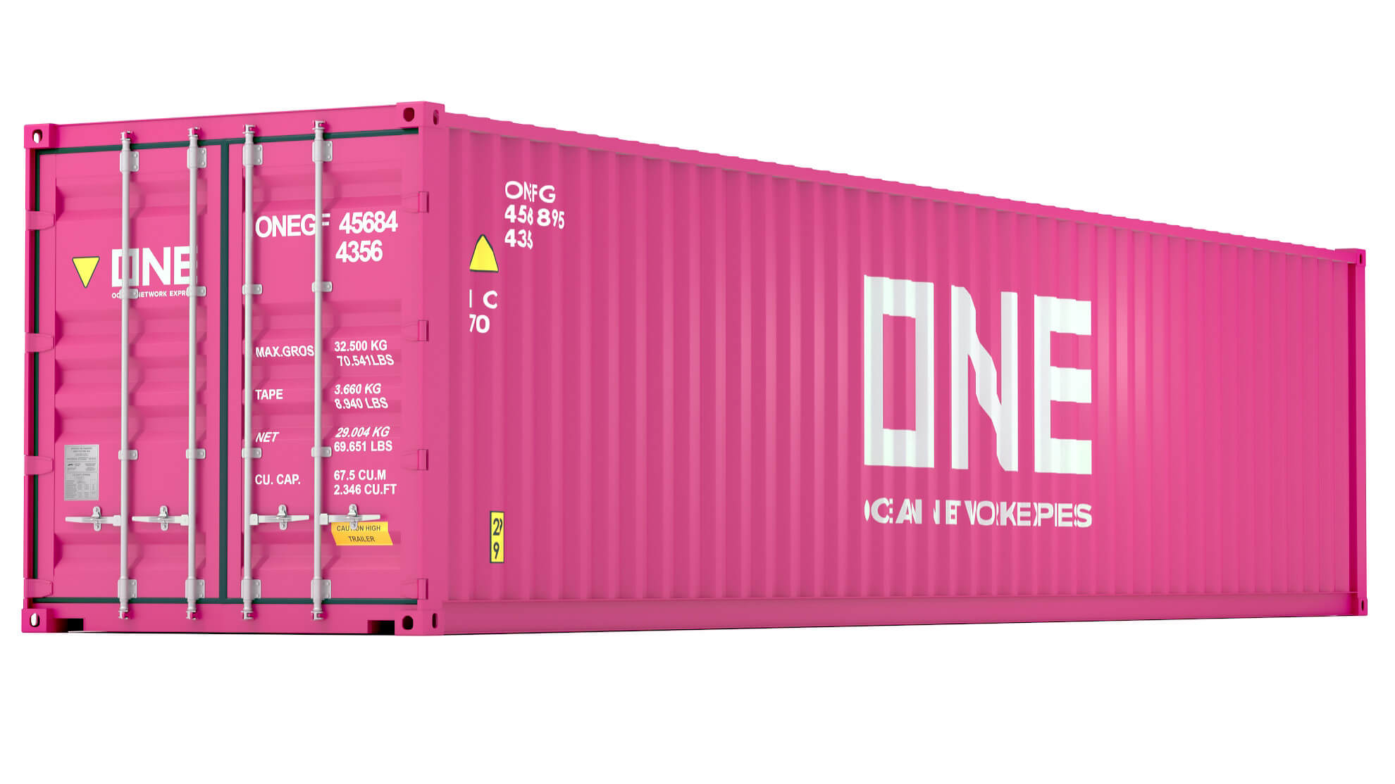One Shipping Container 3D Model by ALPHA3DST