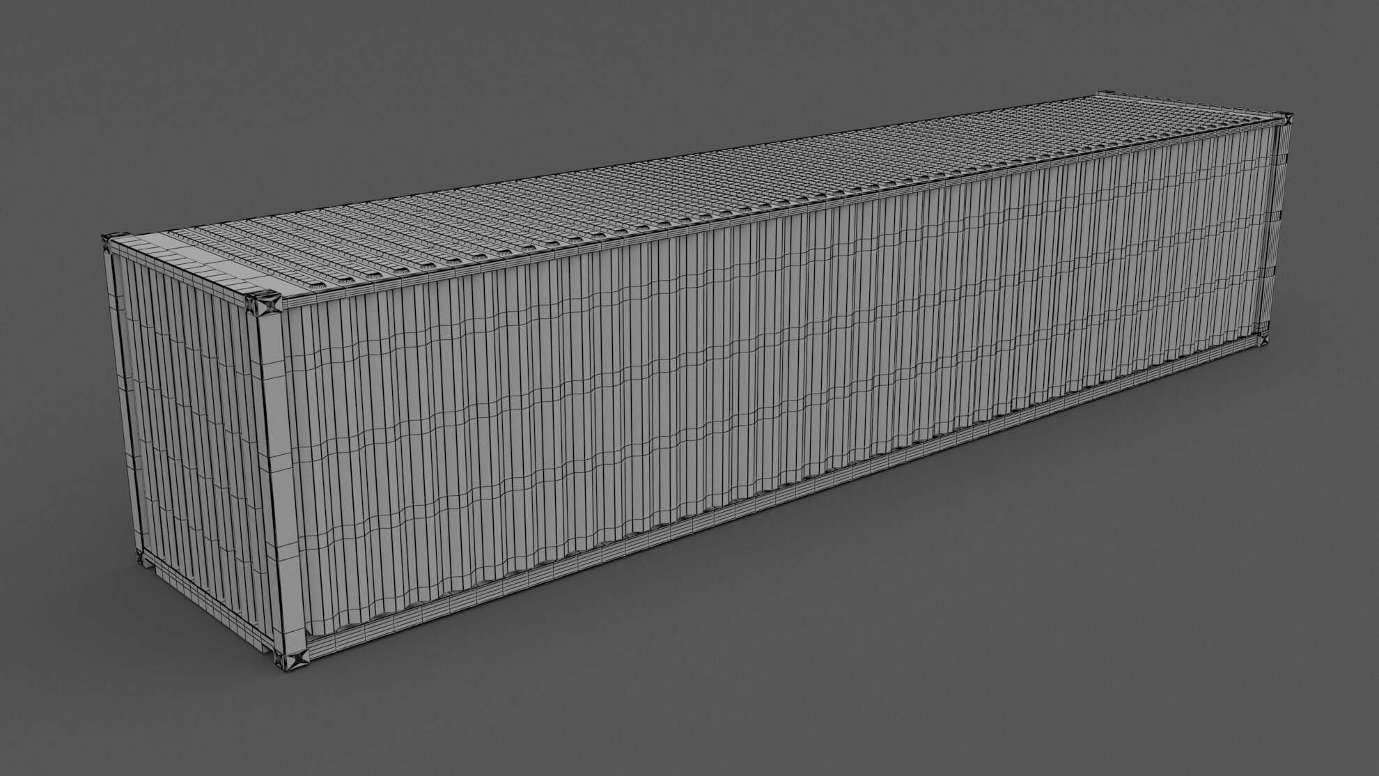 One Shipping Container - 3D Model by ALPHA3DST