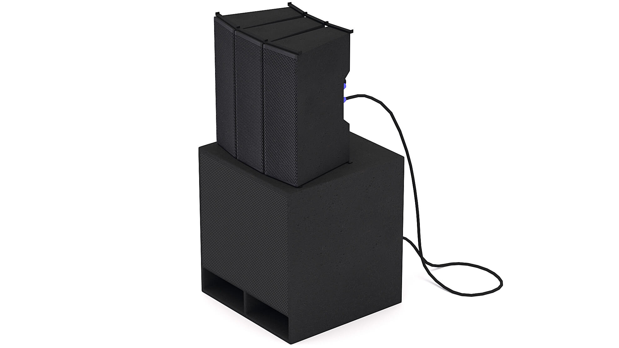 Pa Audio Speakers - 3D Model by ALPHA3DST