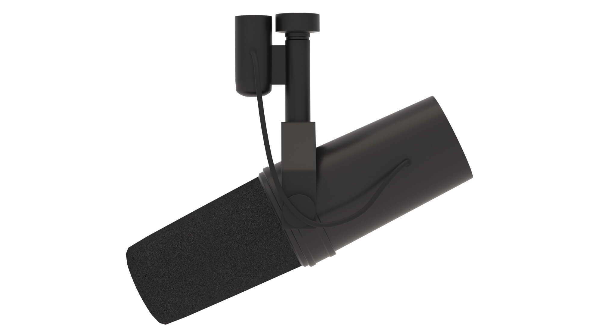 Custom Logo Box For Shure SM7B Microphone - 5-Sided Personalization, Foam Interior, Easy Install