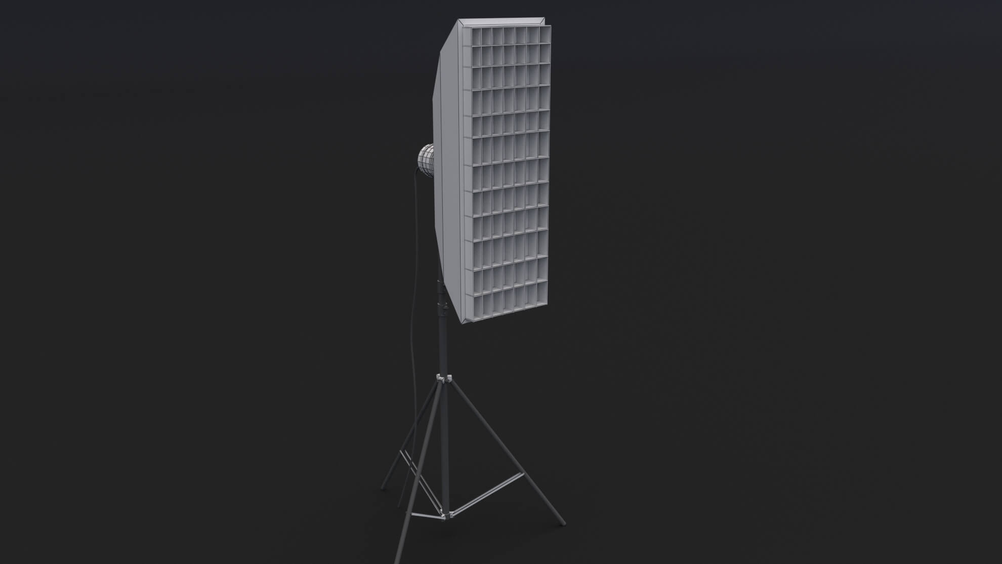 Softbox Studio Light 02 - 3D Model by ALPHA3DST
