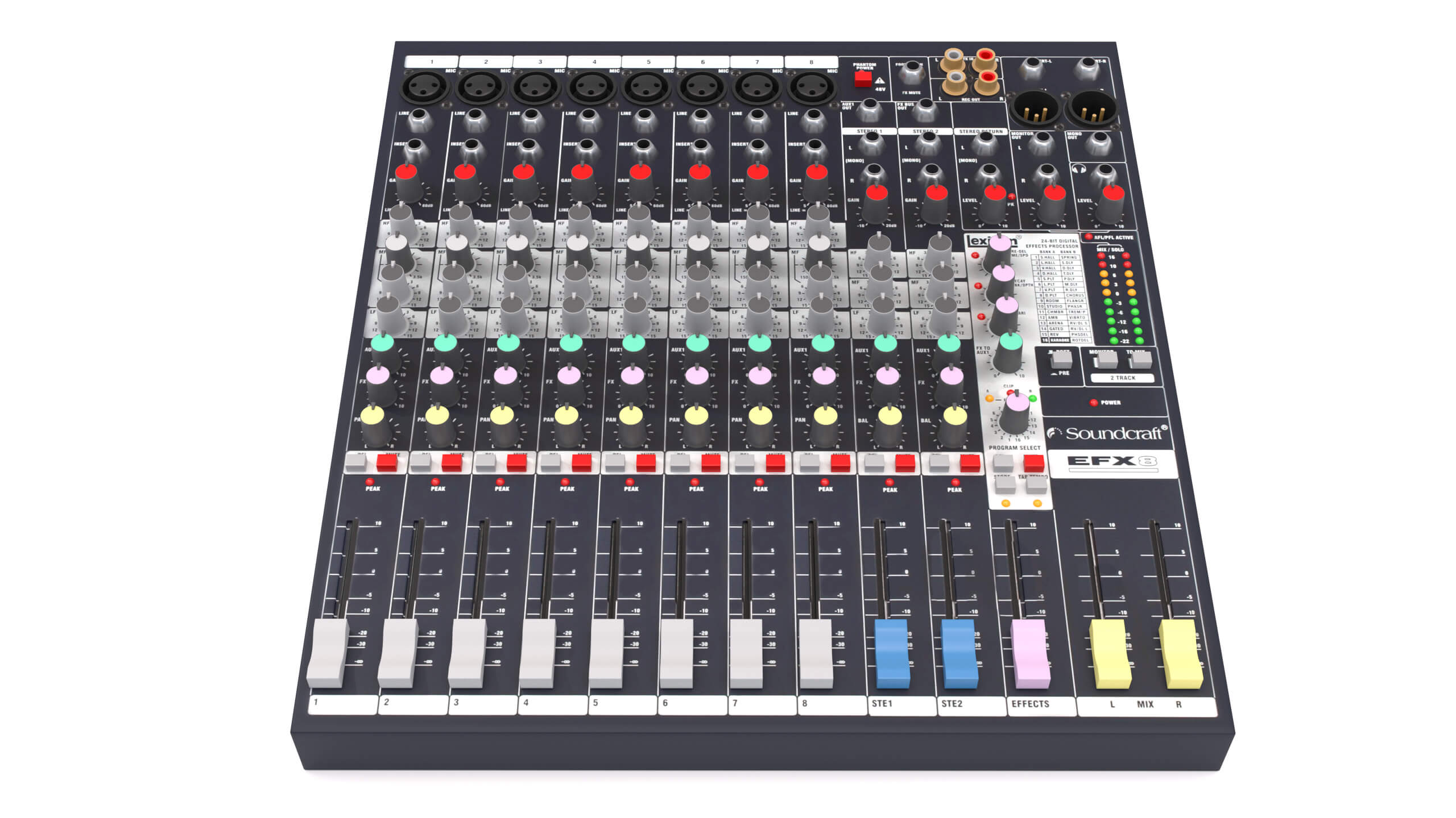 Soundcraft EFX8 Mixing Console - 3D Model by ALPHA3DST