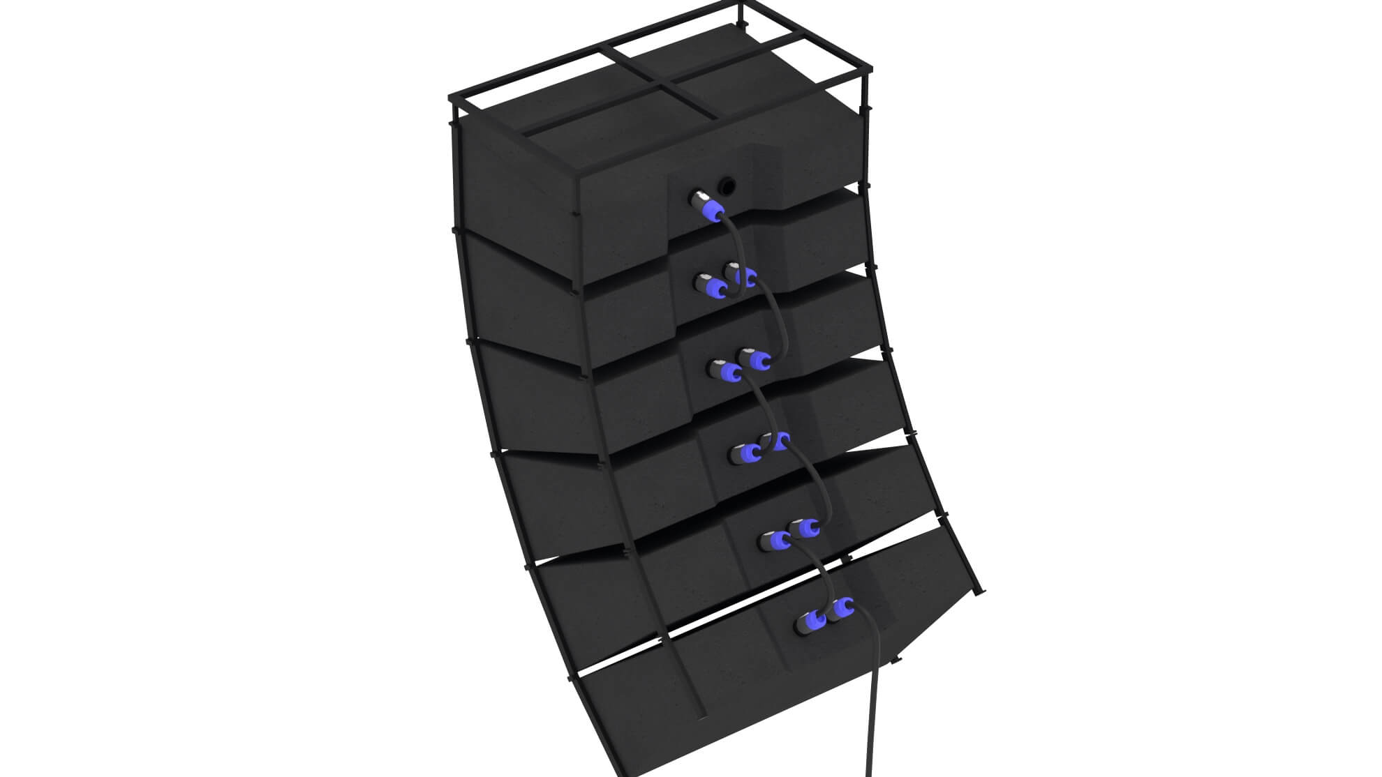 Speaker Line Array C - 3D Model by ALPHA3DST