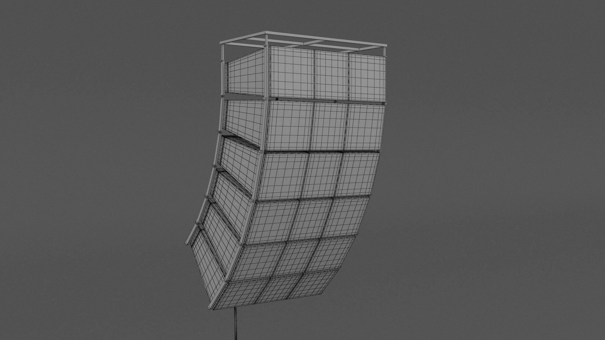 Speaker Line Array C - 3D Model by ALPHA3DST
