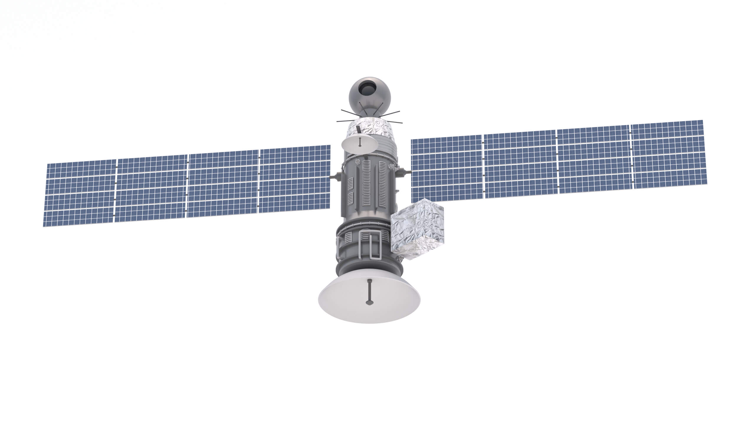 Weather Satellite 1 - 3D Model by ALPHA3DST