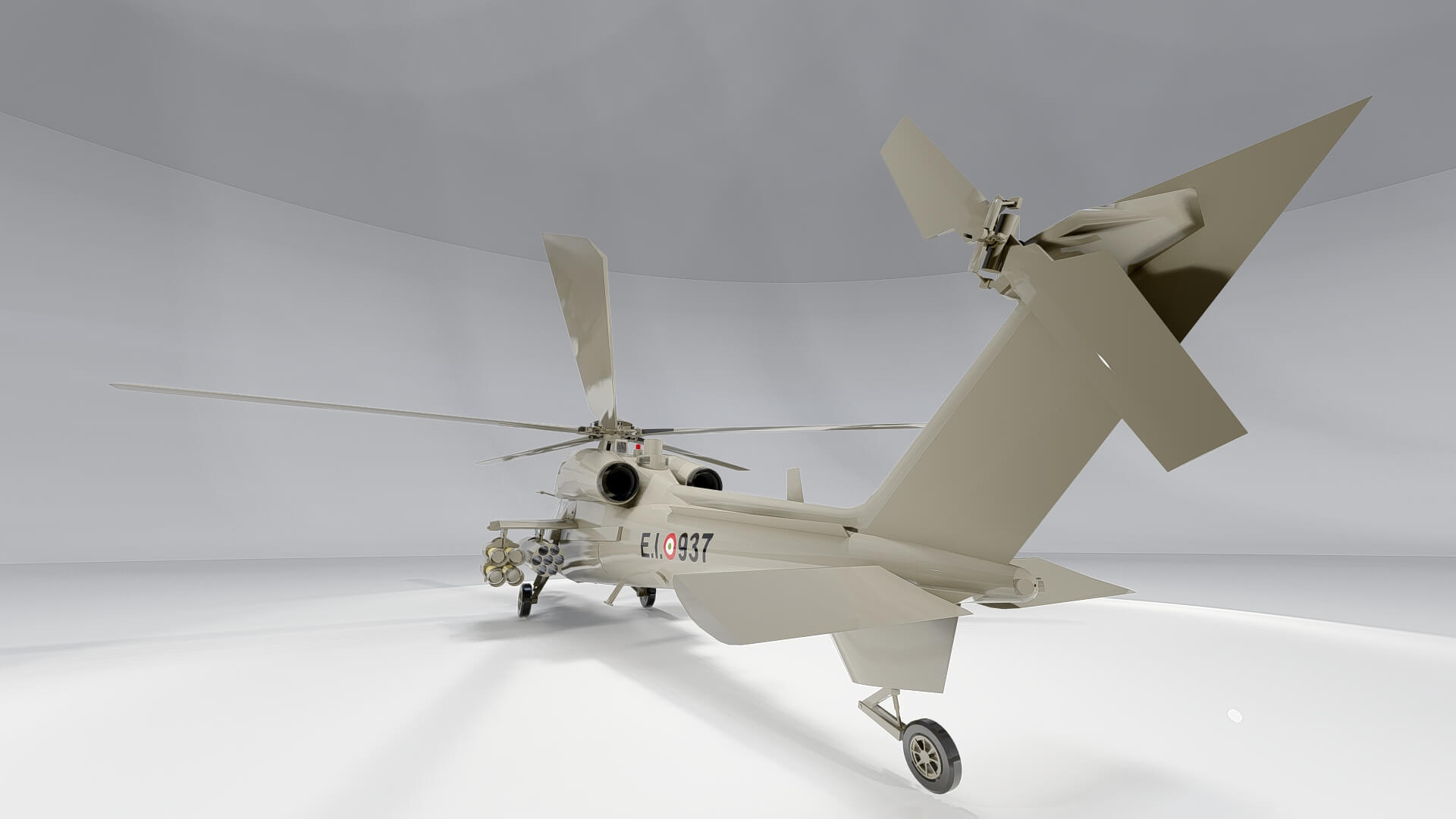 Agusta a 129 Mangusta - 3D Model by AlphaGroup