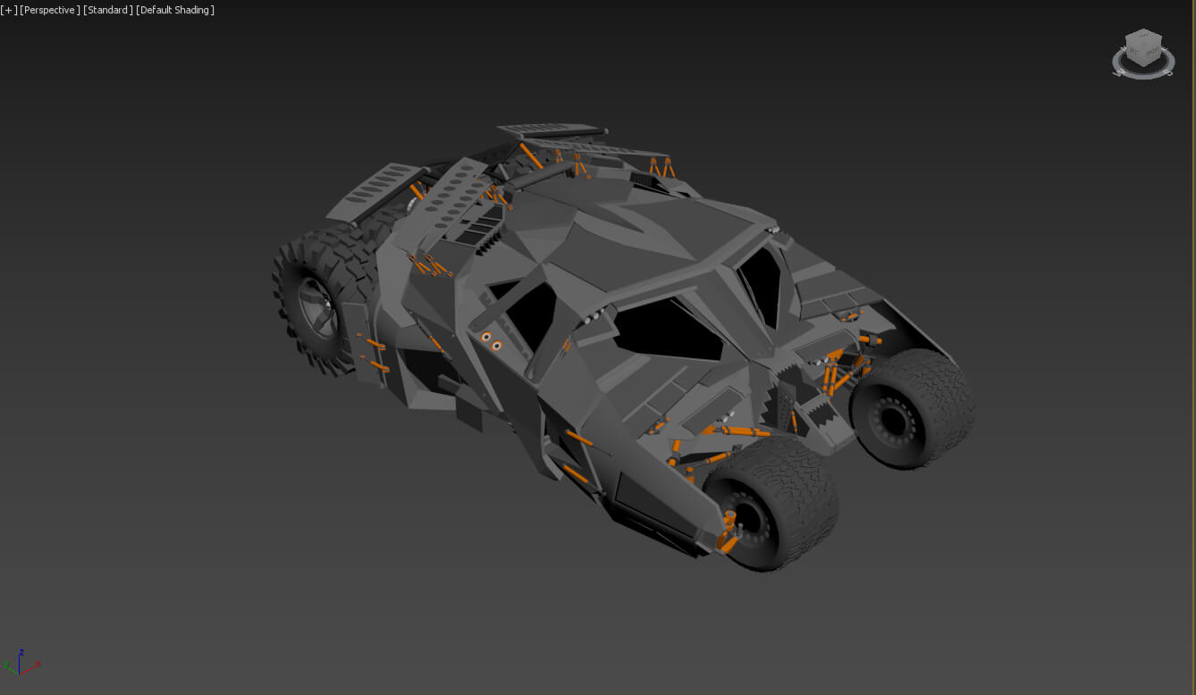 Batmobile 2005 - 3D Model by AlphaGroup