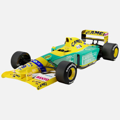 Benetton B192 Formula 1 &ndash Camel Livery