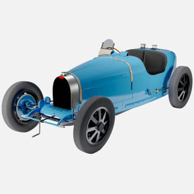 Bugatti Type 35 &ndash Classic Grand Prix Race Car 1927