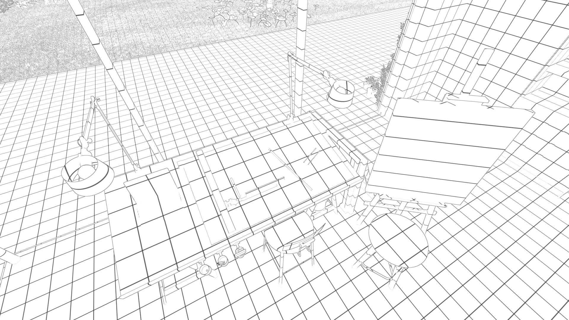 Drafting Table Pro Set 3D Model by AlphaGroup