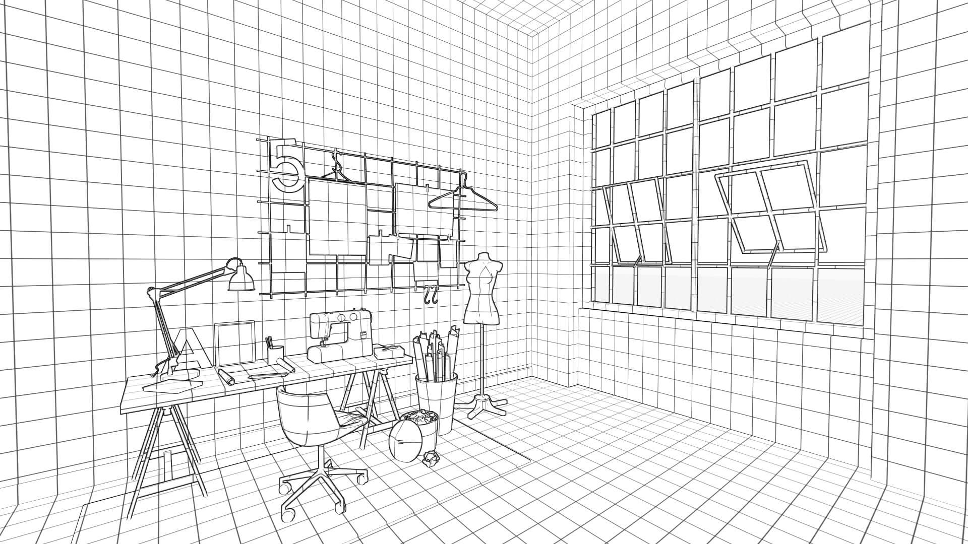 Fashion Designer Studio - 3D Model by AlphaGroup