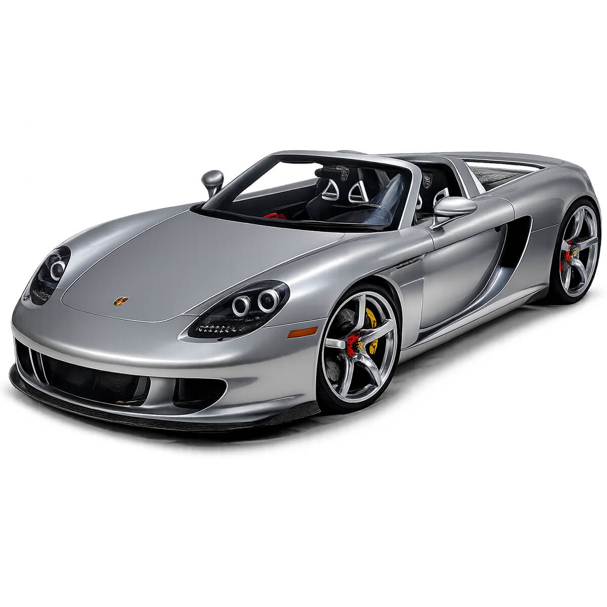 Porsche Carrera GT Roadster Exotic Supercar 3D Render