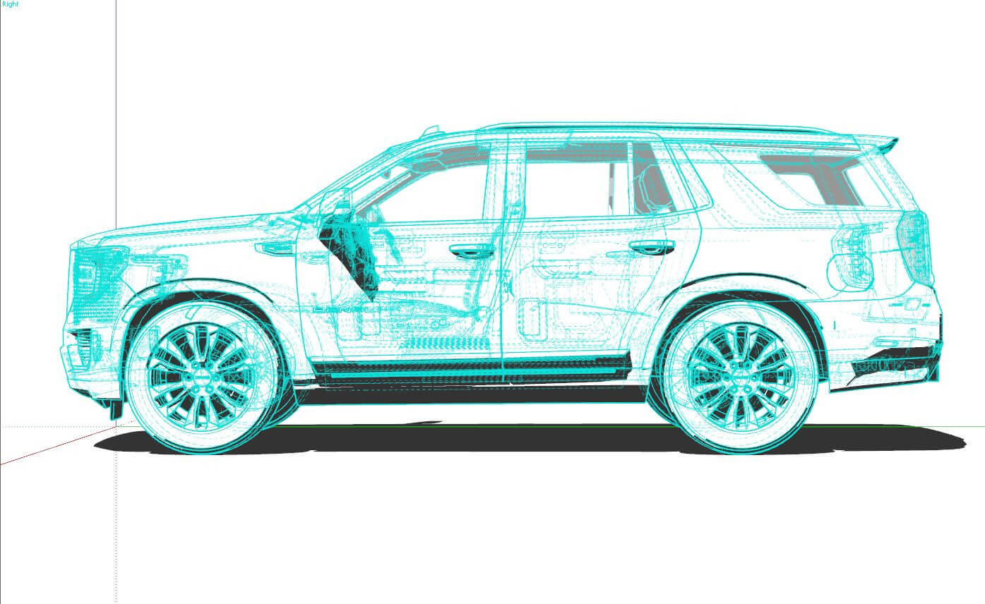 GMC Yukon Denali 2022 3D Model by AlphaGroup